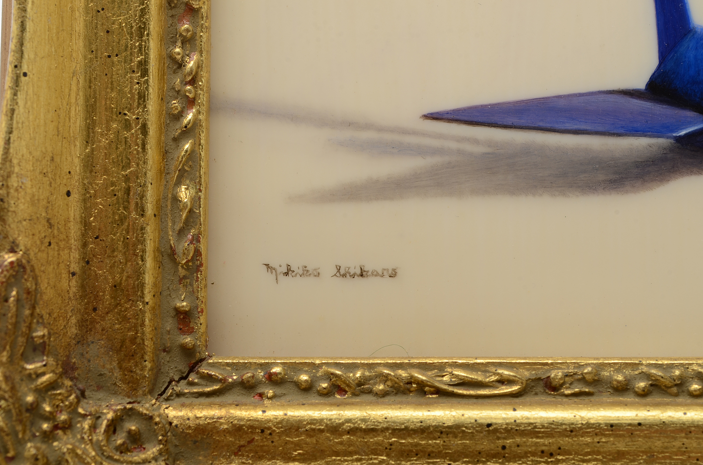 Mikiko Shikano Oil Painting on Vellum "One Hundred Million Wishes"