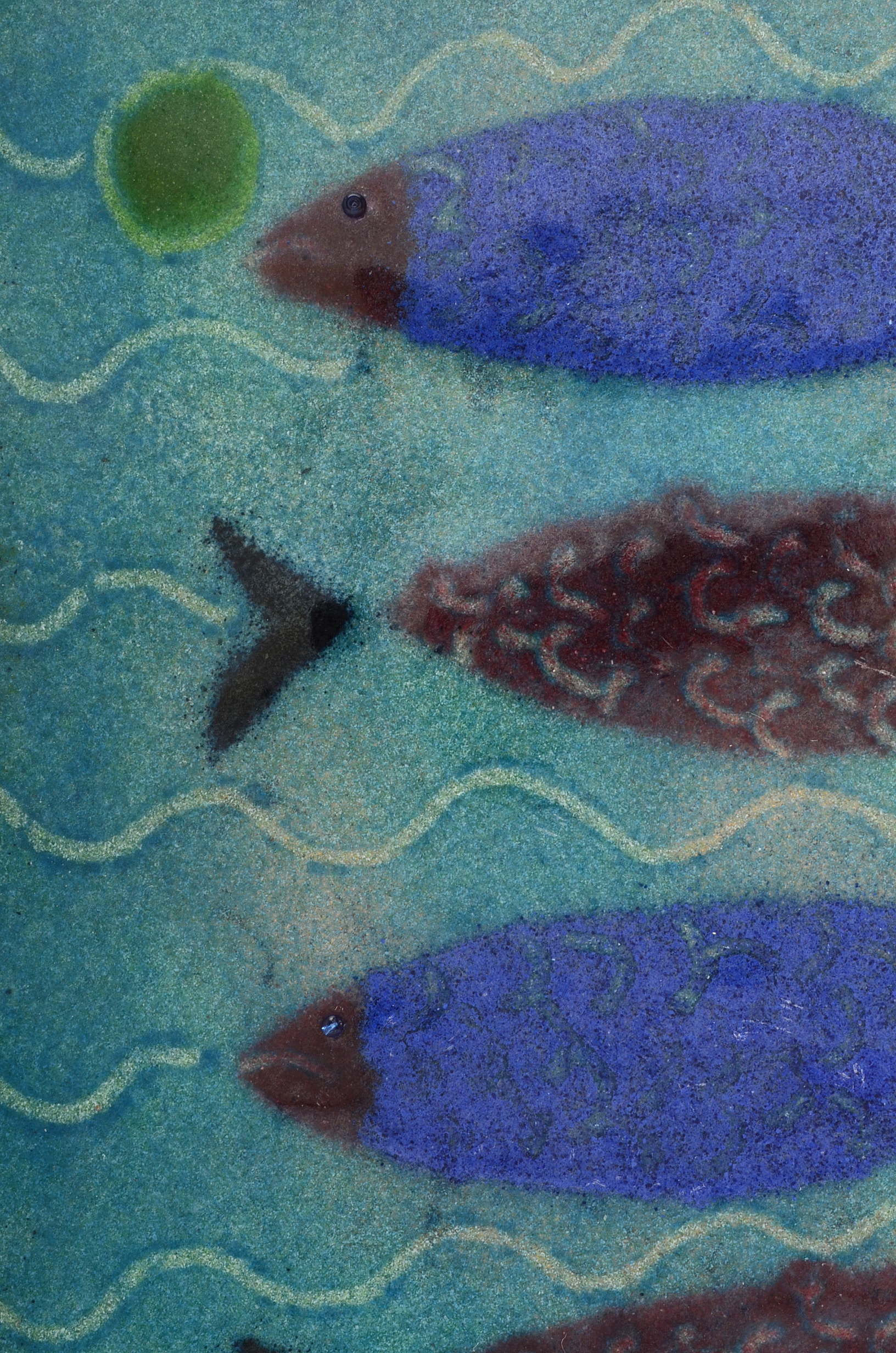 Jim Millar Mid Century Modern Enameled Tray