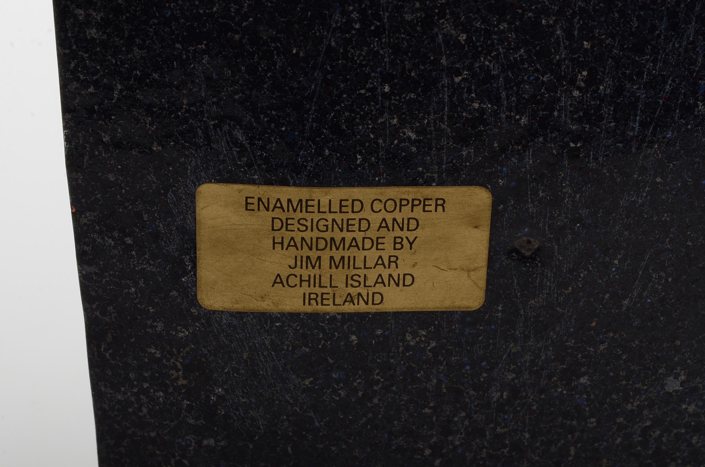 Jim Millar Mid Century Modern Enameled Tray