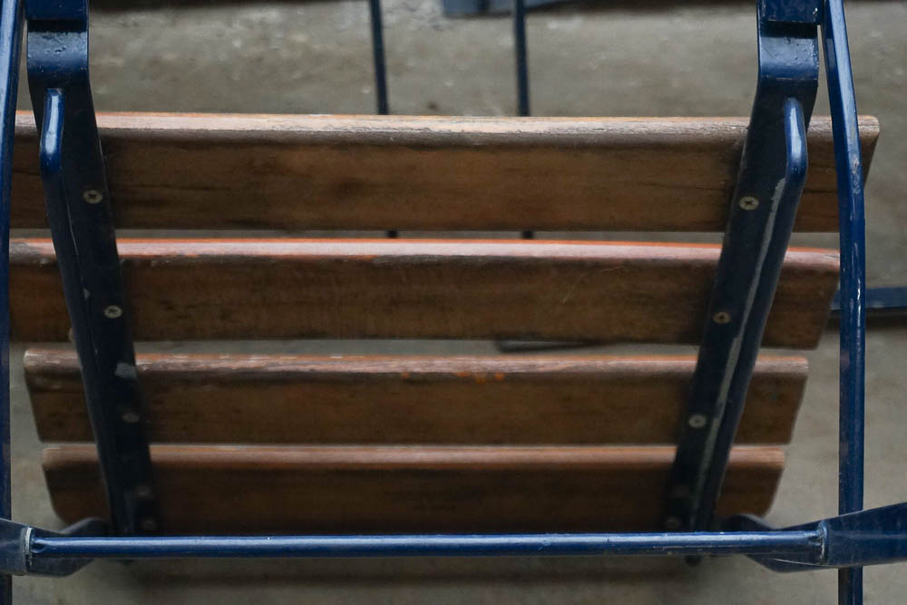 Vintage Erdinger Weissbier Beer Garden Chairs