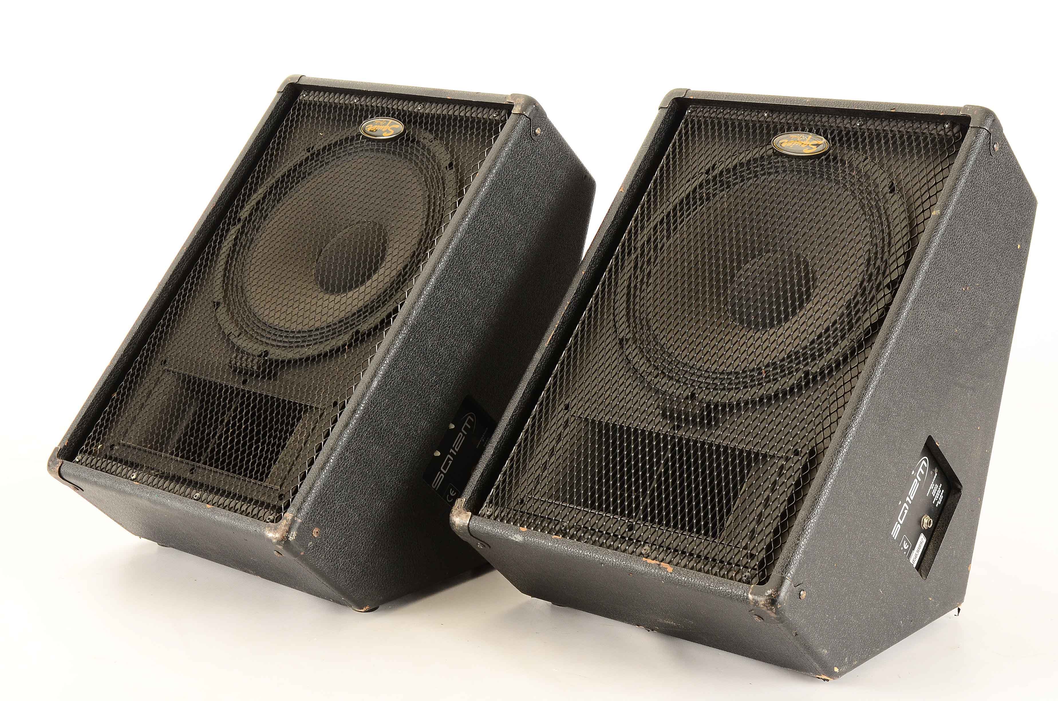 Squier SQ12M Unpowered Floor Monitors by Fender