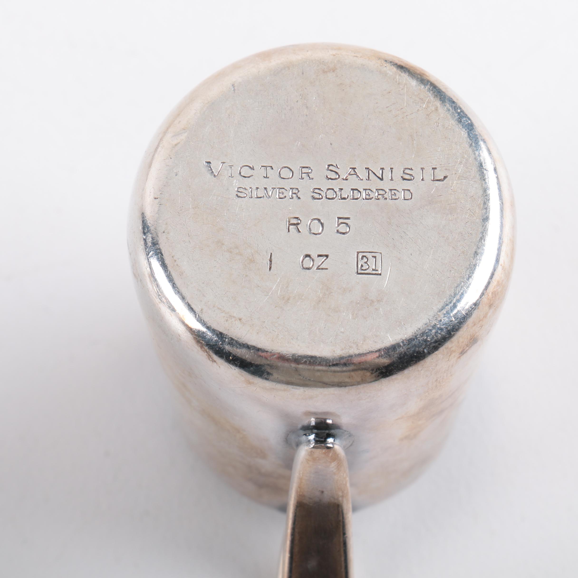 F.B. Rogers Silver Co. Shell Serving Tray with Other Silver Plate Tableware