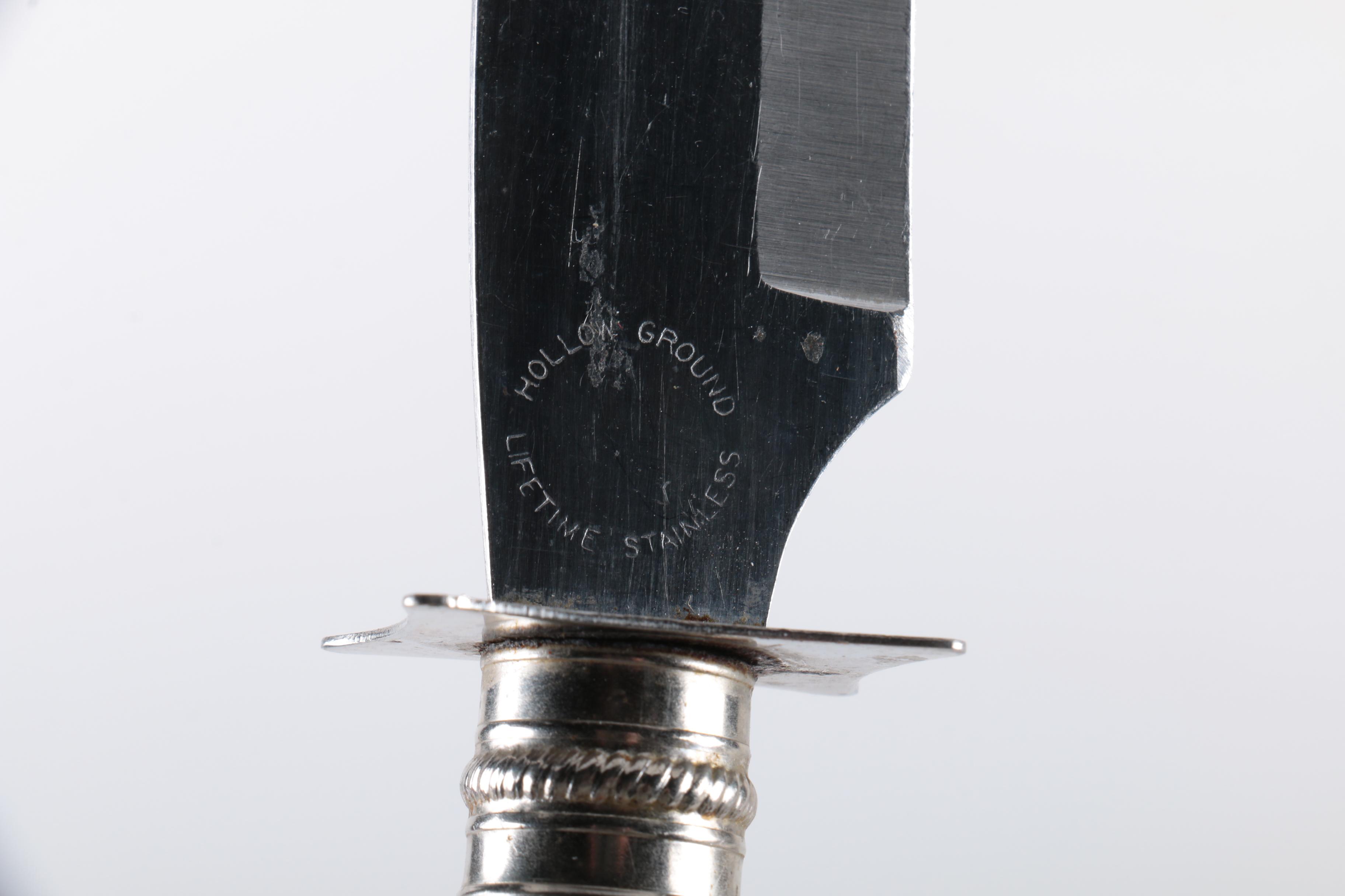 Vintage Silver Plate Carving Set and Assorted Carving Utensils