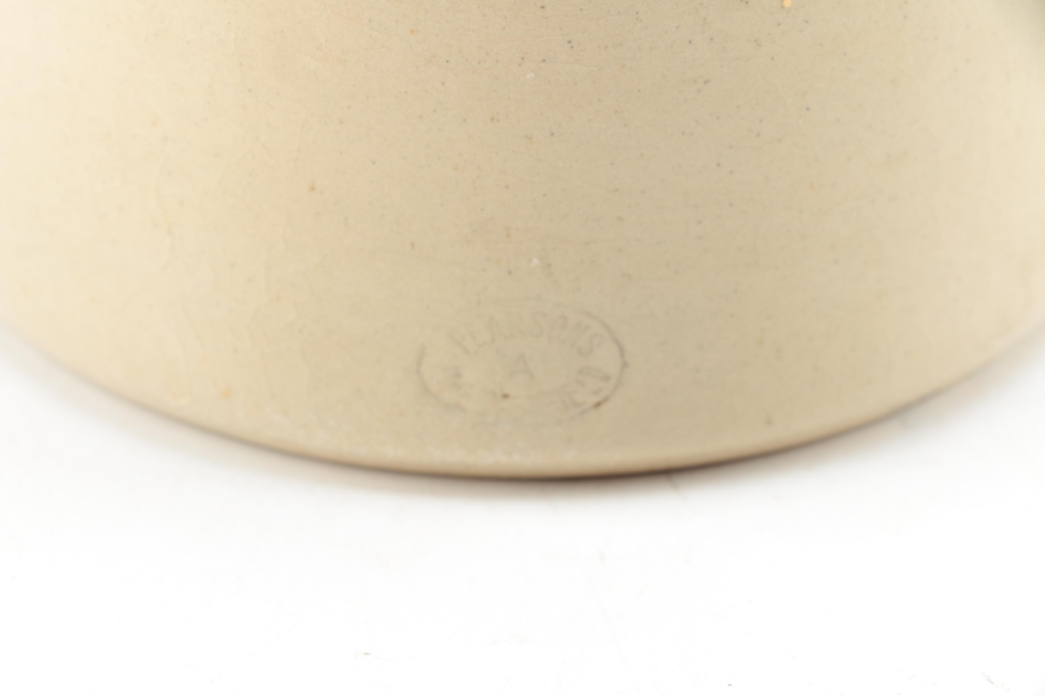 Vintage Pearson's Pottery Stoneware Bed Warmer