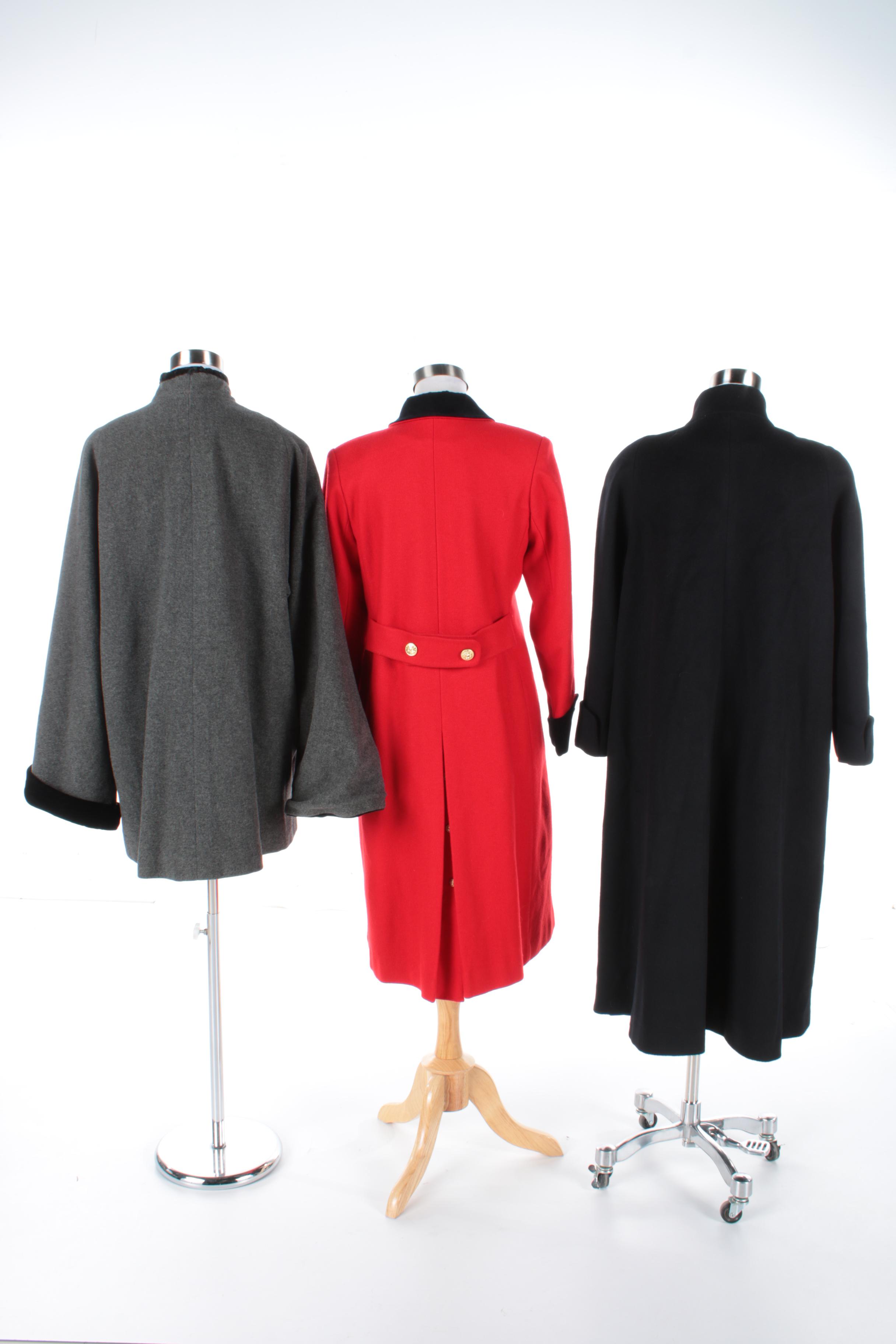 Women's Vintage Wool Coats Including Rothschild and Leslie Fay