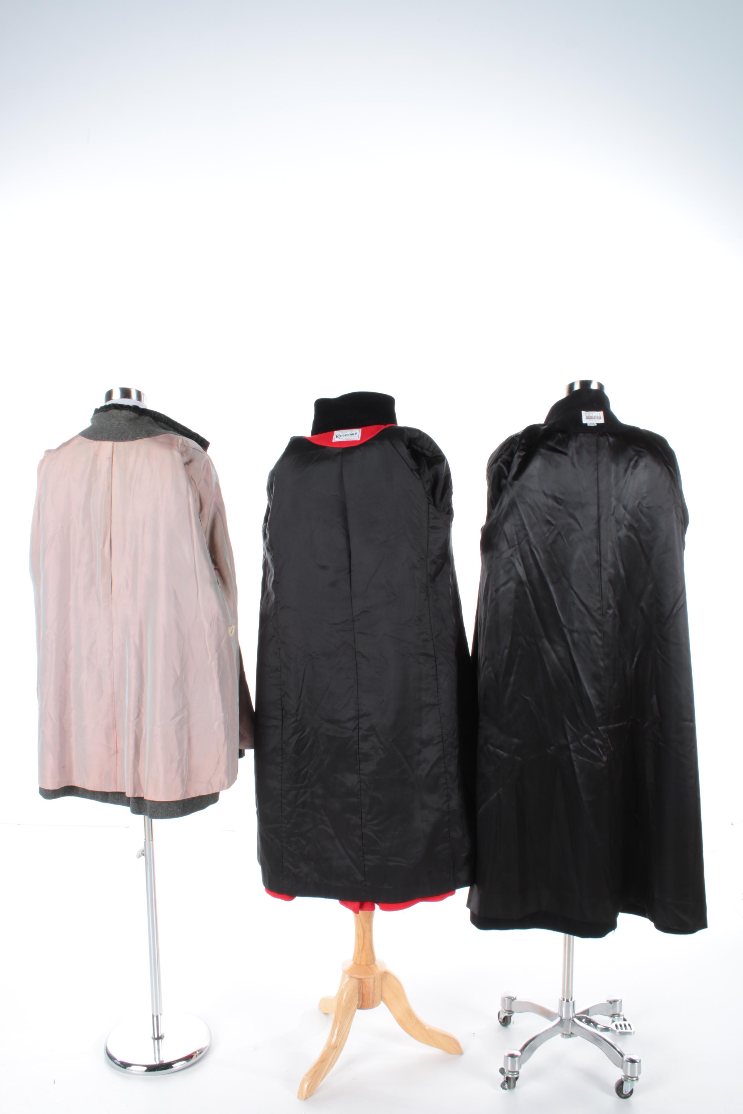Women's Vintage Wool Coats Including Rothschild and Leslie Fay