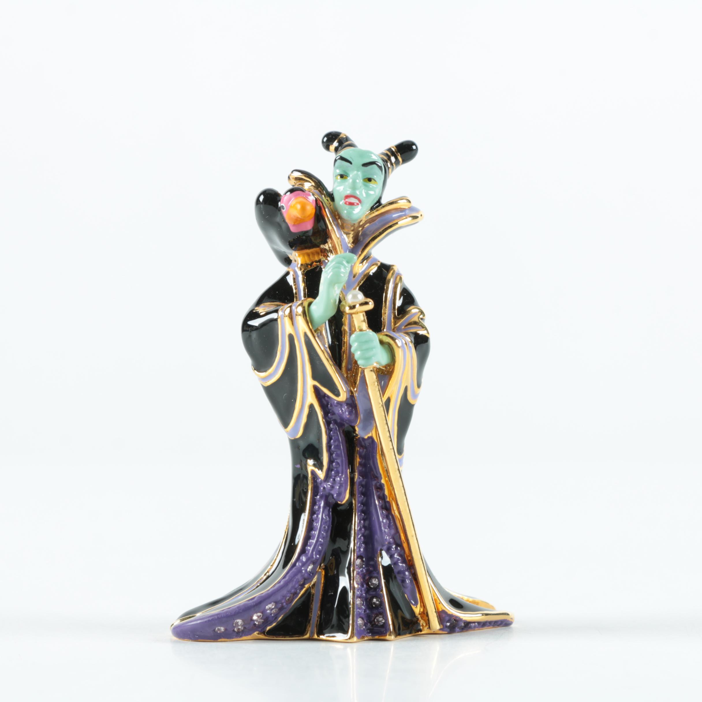 Arribas Brothers Disney Jeweled "Maleficent" and "Cruella de Vil" Figurines