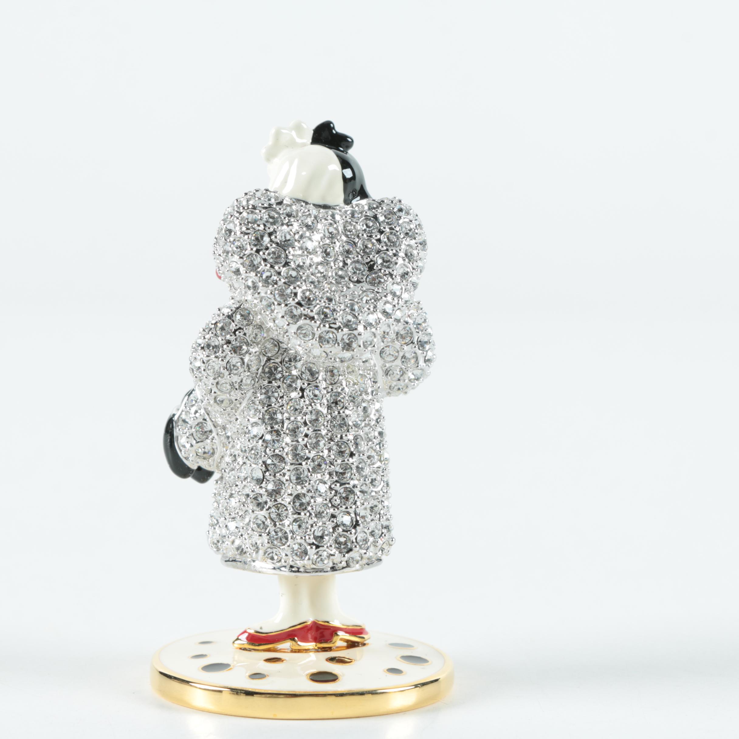 Arribas Brothers Disney Jeweled "Maleficent" and "Cruella de Vil" Figurines