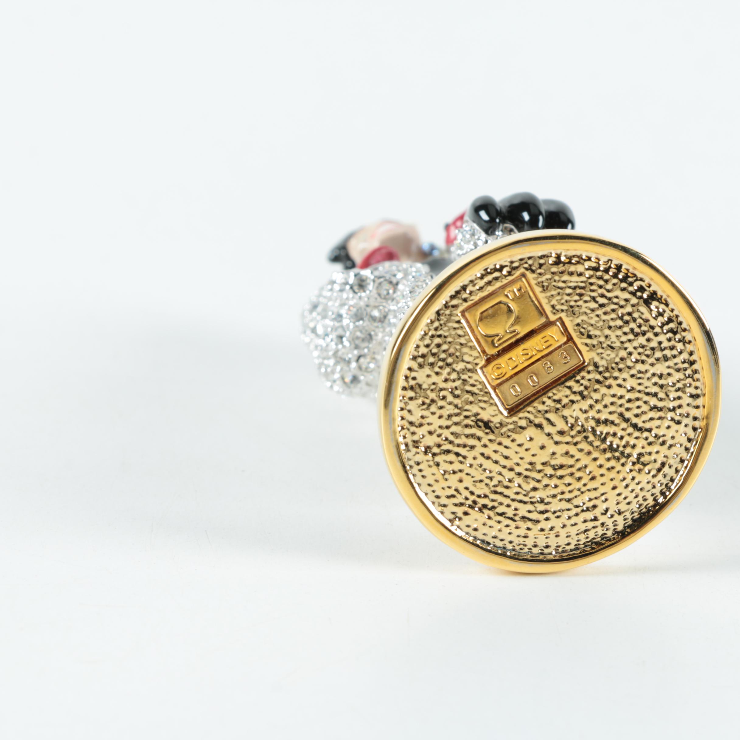 Arribas Brothers Disney Jeweled "Maleficent" and "Cruella de Vil" Figurines