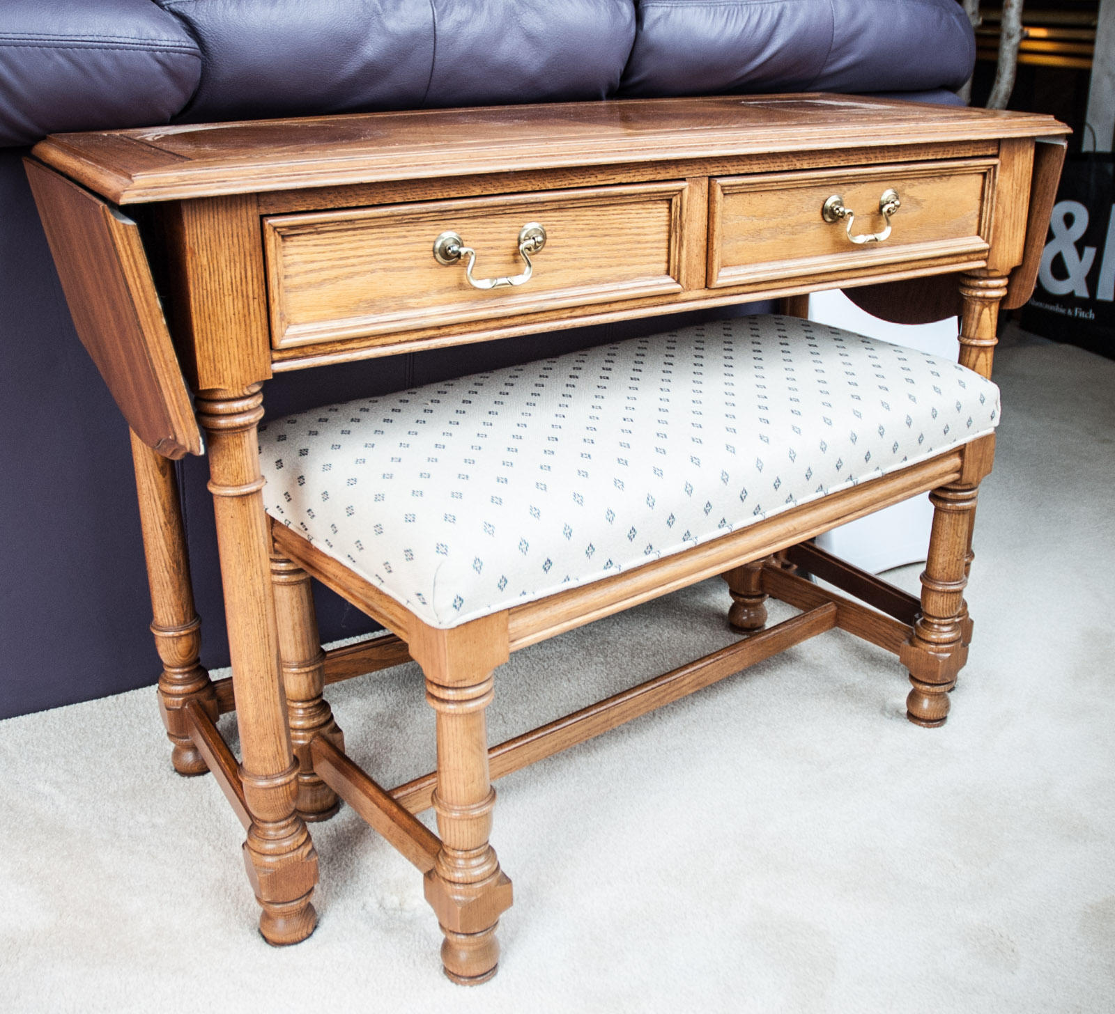 Hammary Sofa Table and Bench