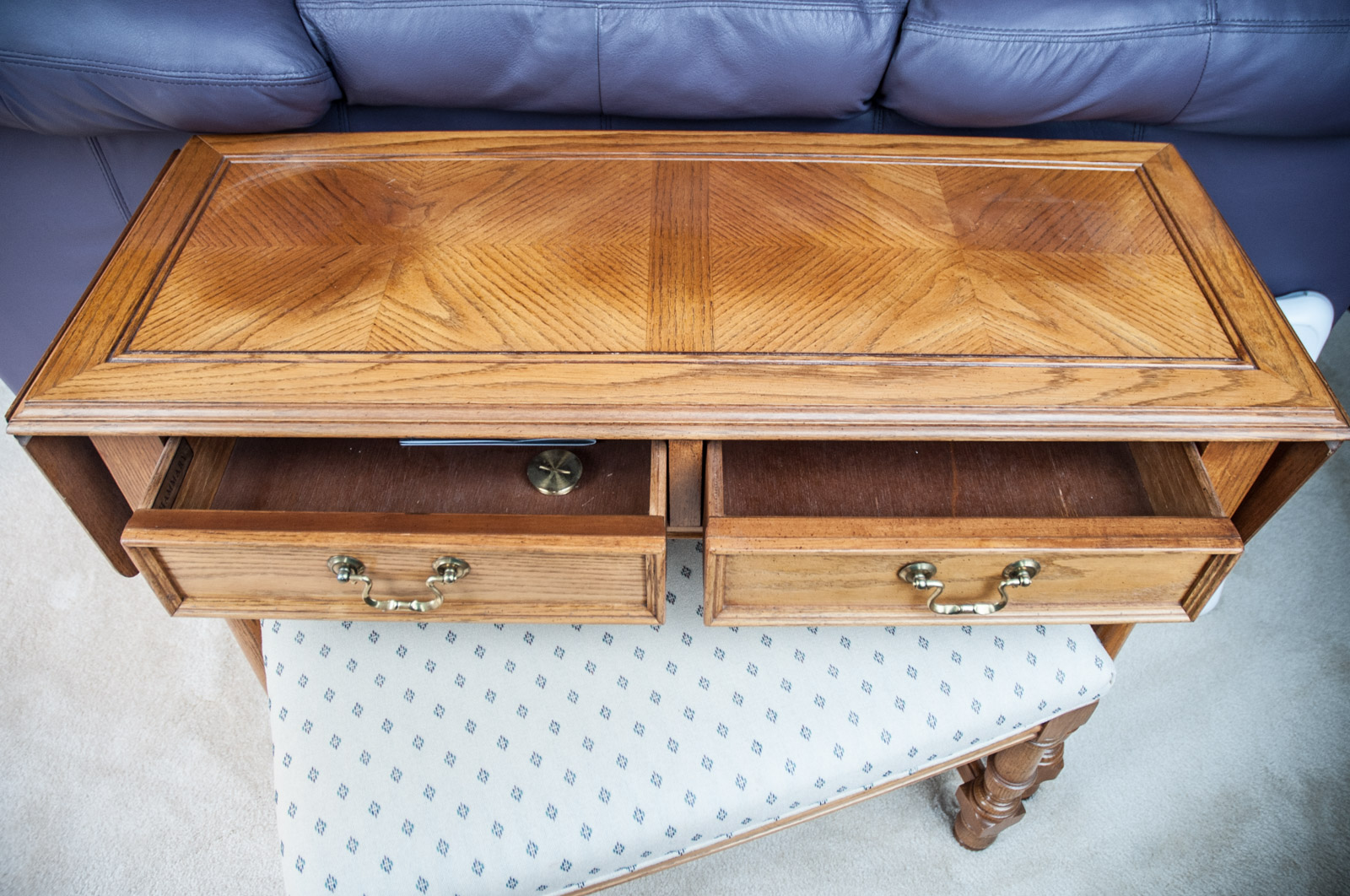 Hammary Sofa Table and Bench