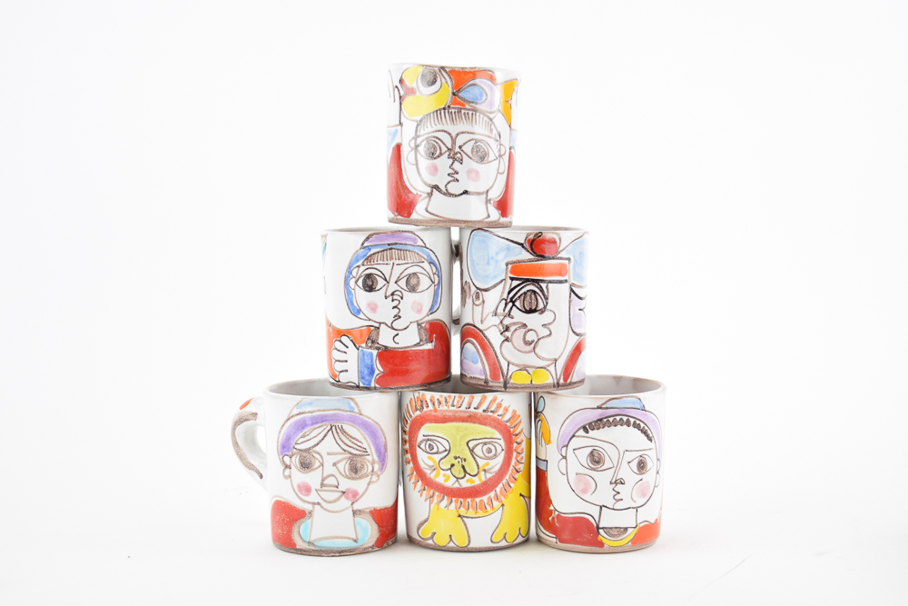 Desimone Hand Painted Italian Pottery Dinnerware