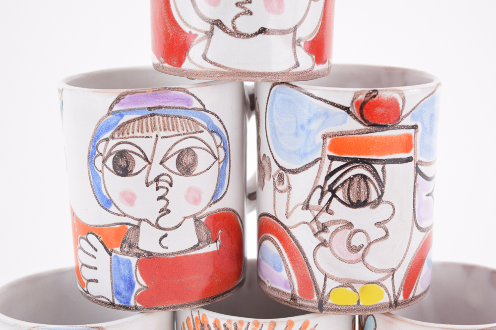 Desimone Hand Painted Italian Pottery Dinnerware