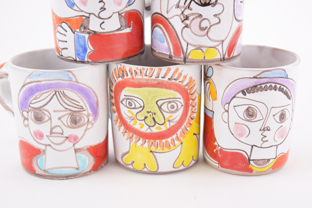 Desimone Hand Painted Italian Pottery Dinnerware