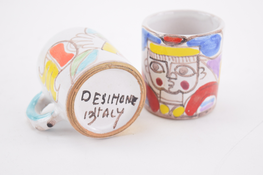 Desimone Hand Painted Italian Pottery Dinnerware