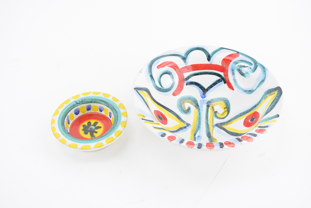 Desimone Hand Painted Italian Pottery Dinnerware