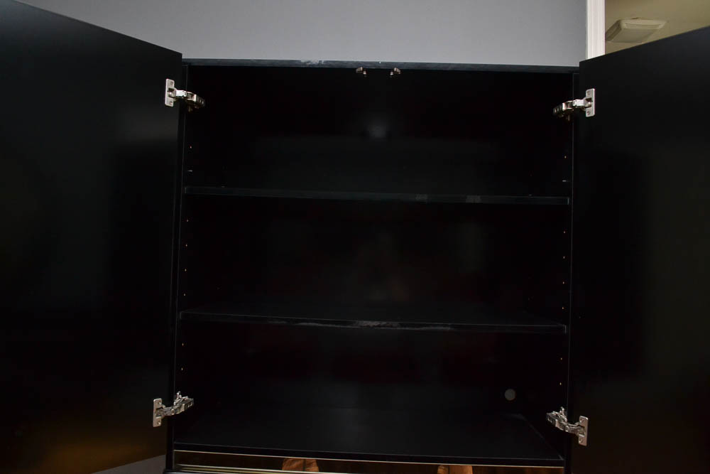 Black and Gold Deco Revival Wardrobe