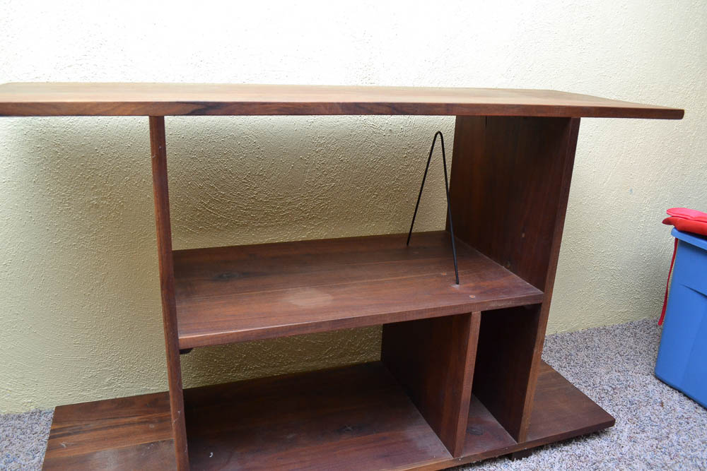 Vintage Mid Century Modern Walnut Bookshelf