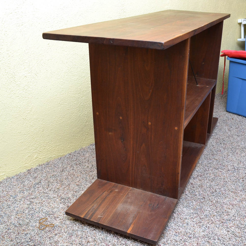 Vintage Mid Century Modern Walnut Bookshelf