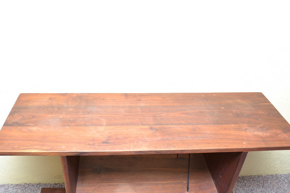 Vintage Mid Century Modern Walnut Bookshelf