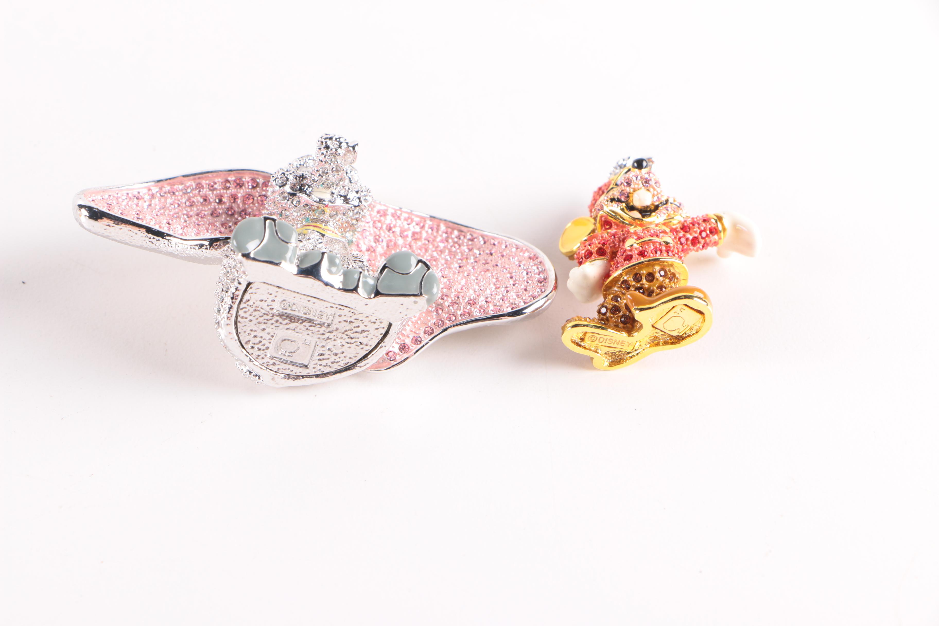 Disney Arribas "Dumbo" and  "Timothy Q Mouse" Figurine