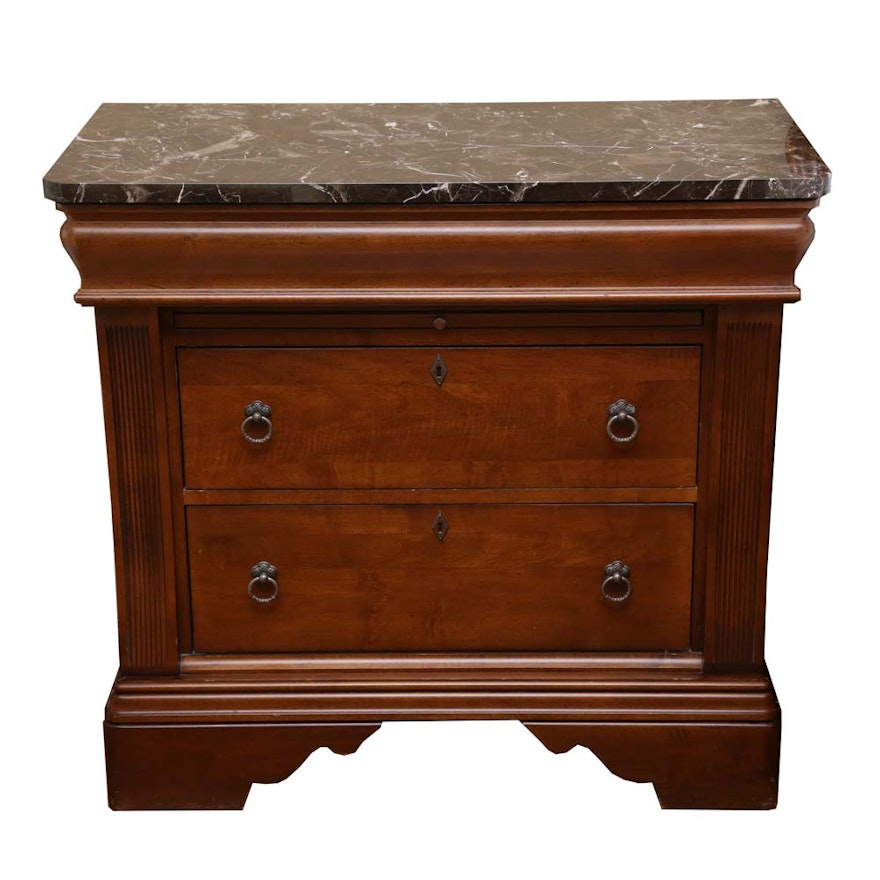 Marble Top Cherry Chest