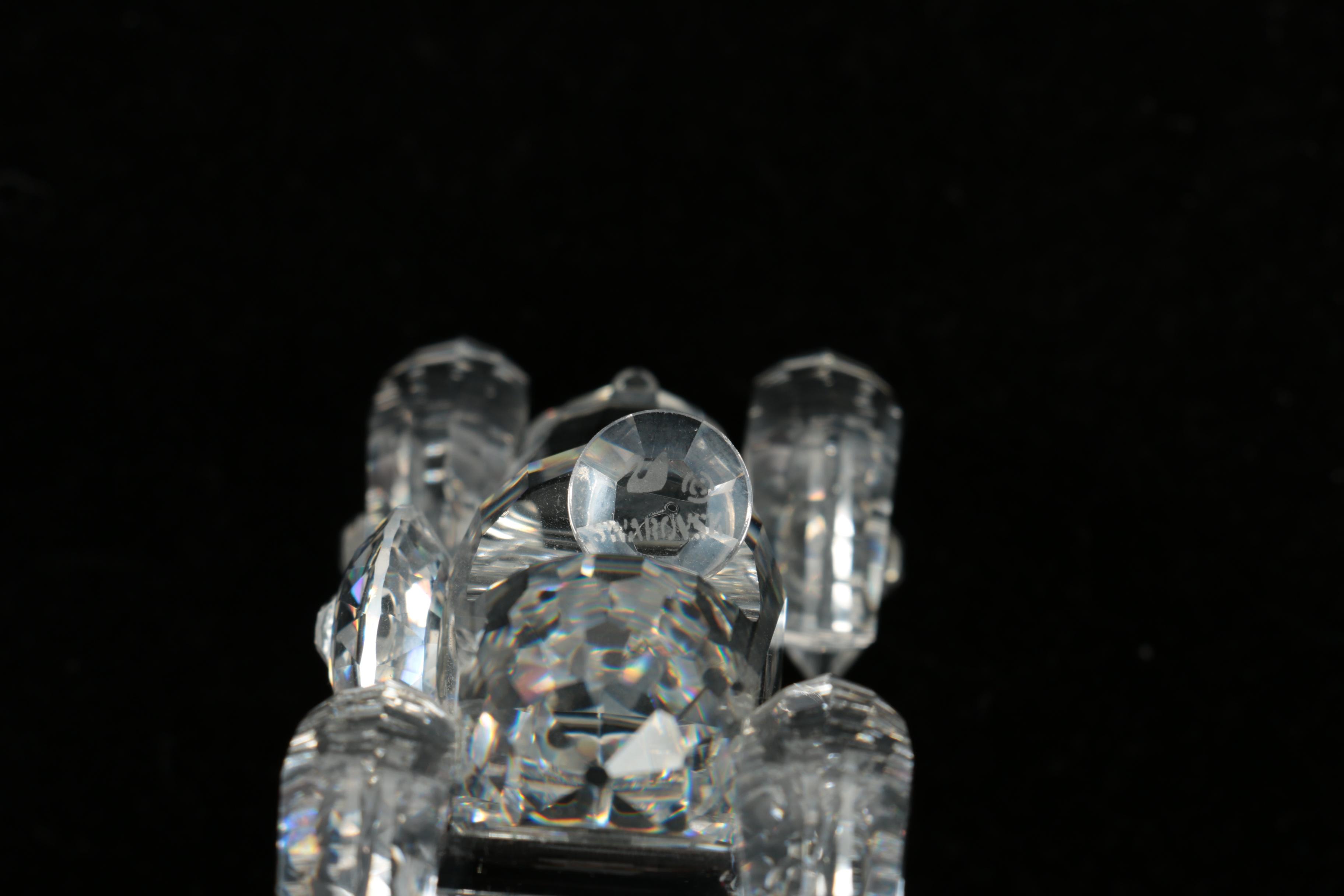 Swarovski Crystal Airplane and Roadster Figurines