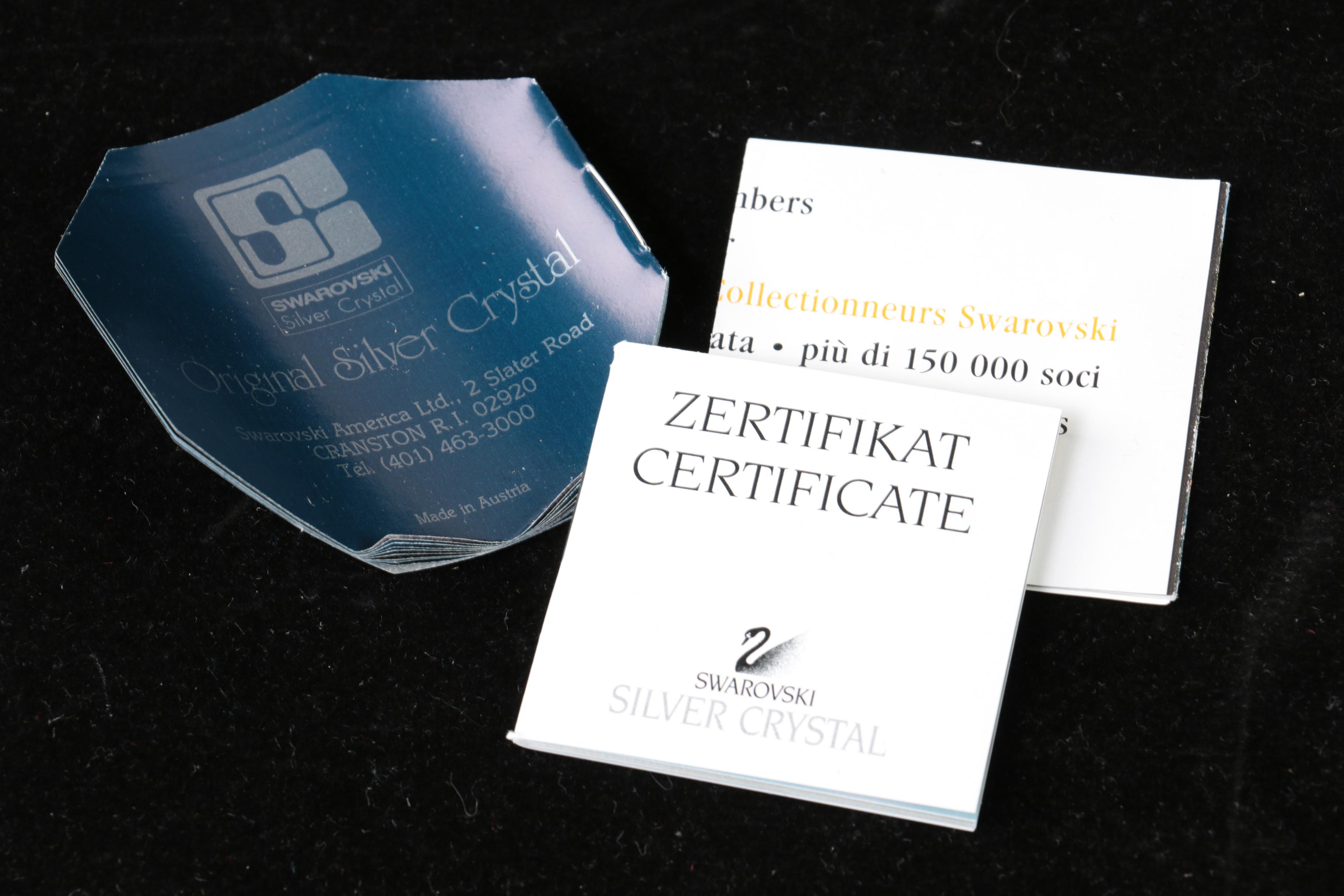 Swarovski Crystal Airplane and Roadster Figurines