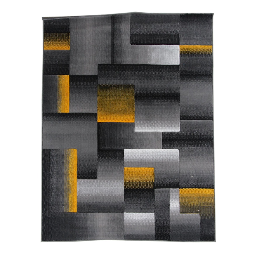 Machine Made Contemporary Area Rug