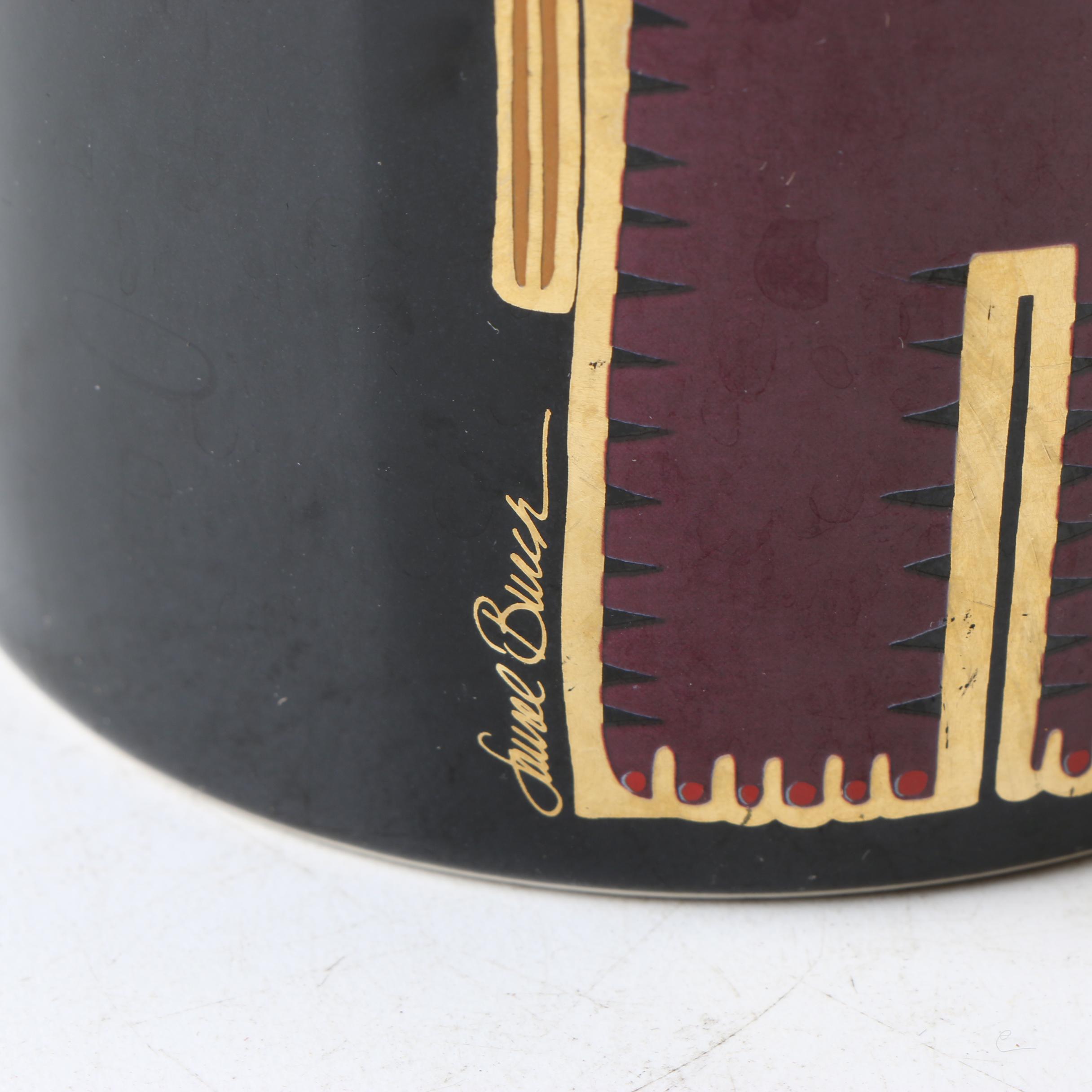 Laurel Burch Designed Lion Ceramic Mug