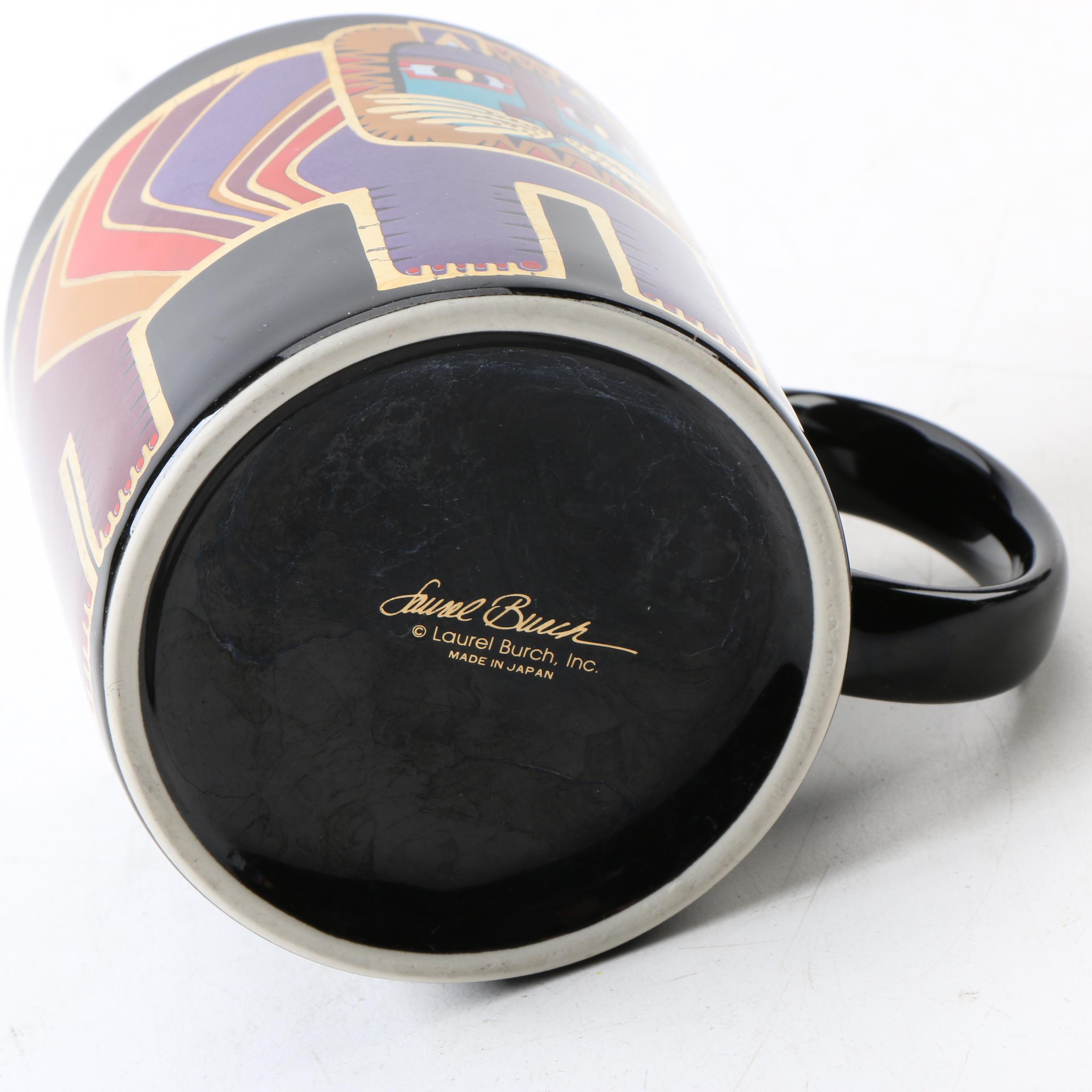 Laurel Burch Designed Lion Ceramic Mug