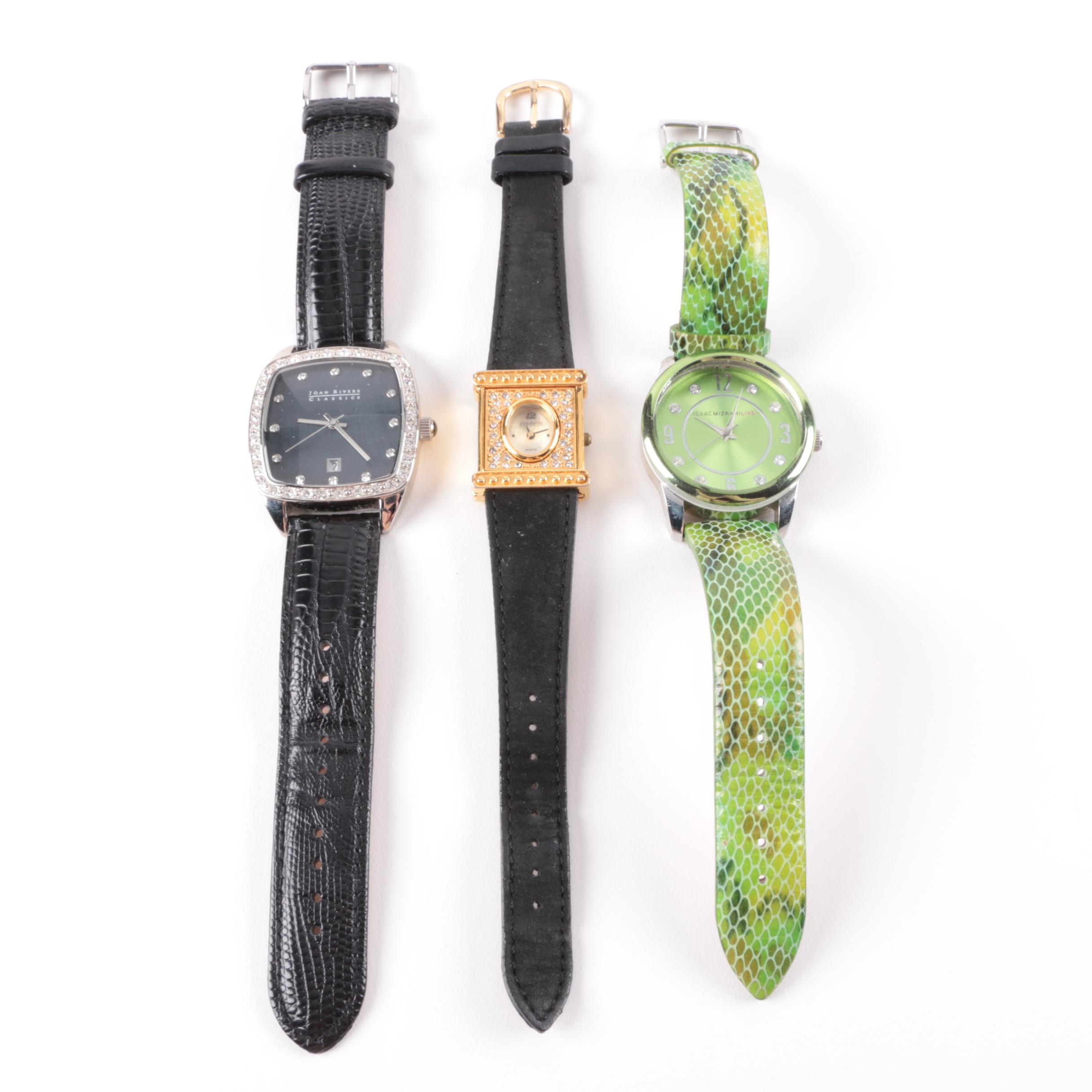 Selection of Costume Watches Including Joan Rivers and Isaac Mizrahi