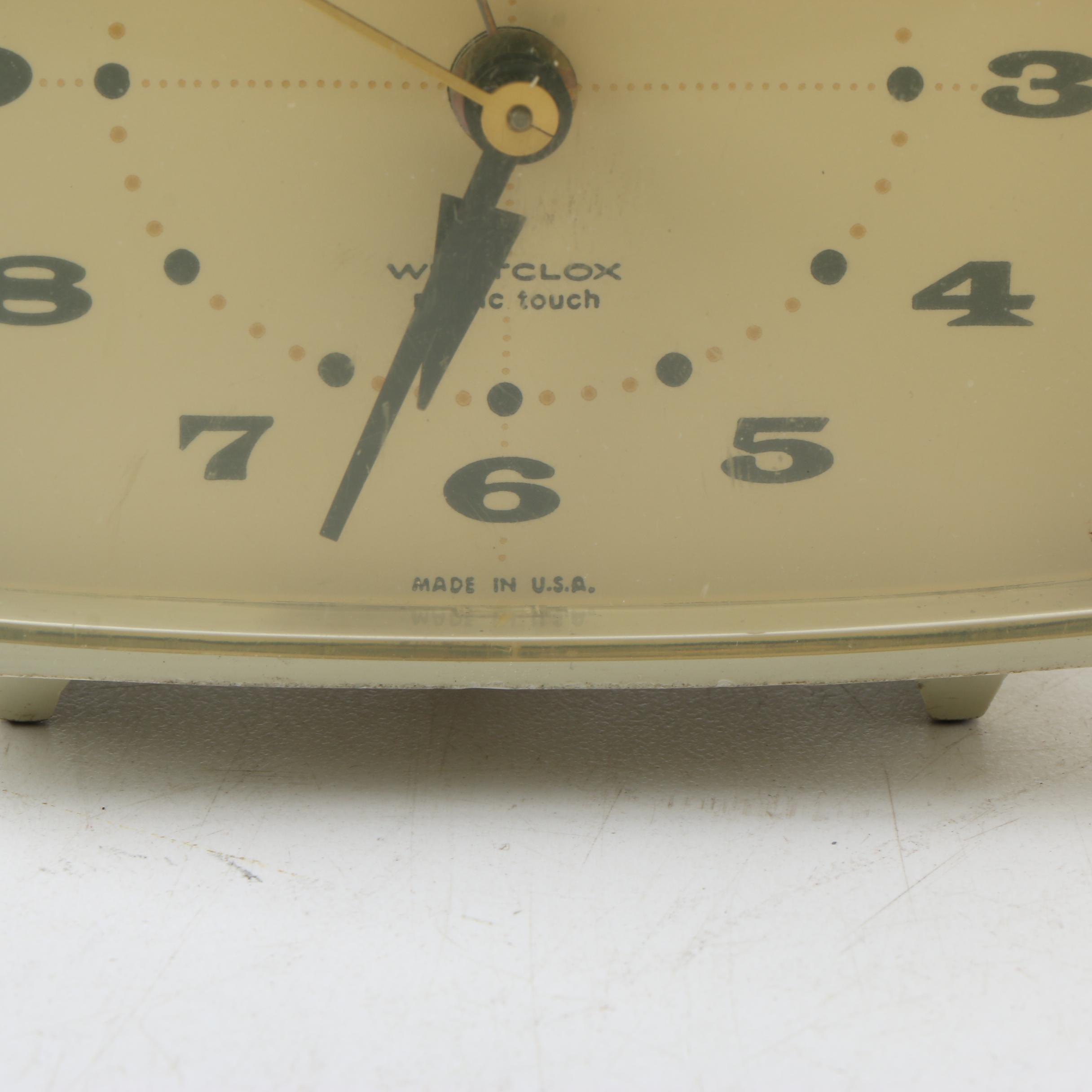 Vintage Westclox "Dialite" Alarm Clock