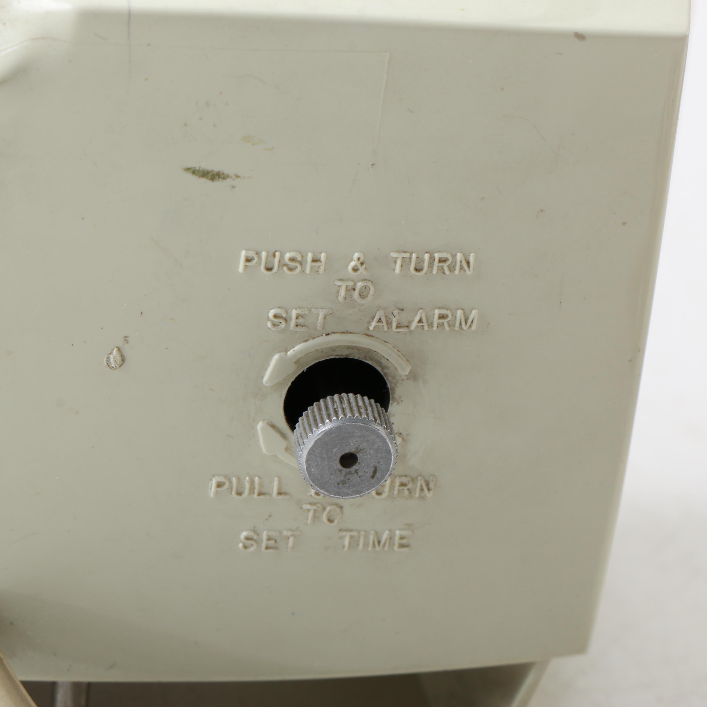 Vintage Westclox "Dialite" Alarm Clock