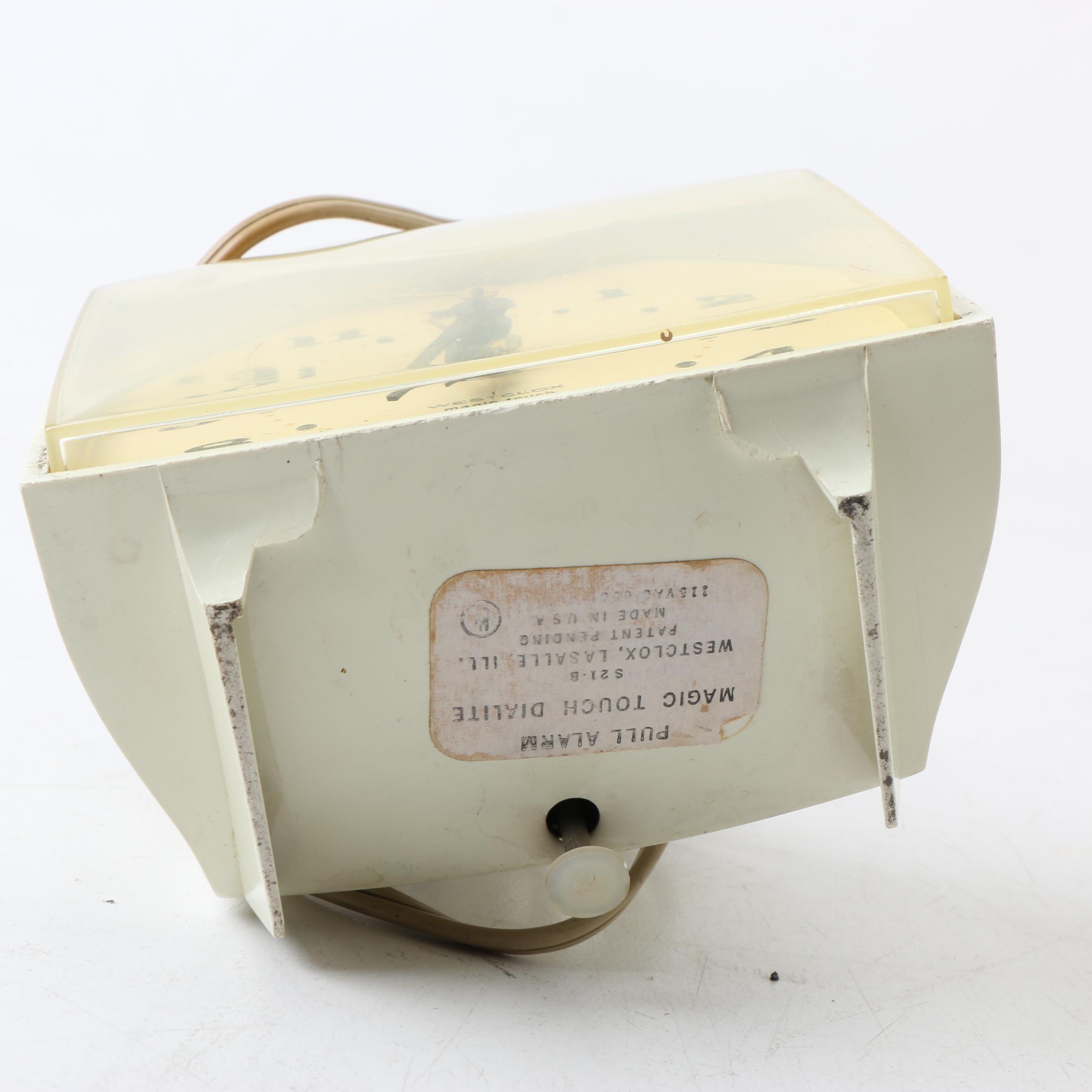Vintage Westclox "Dialite" Alarm Clock