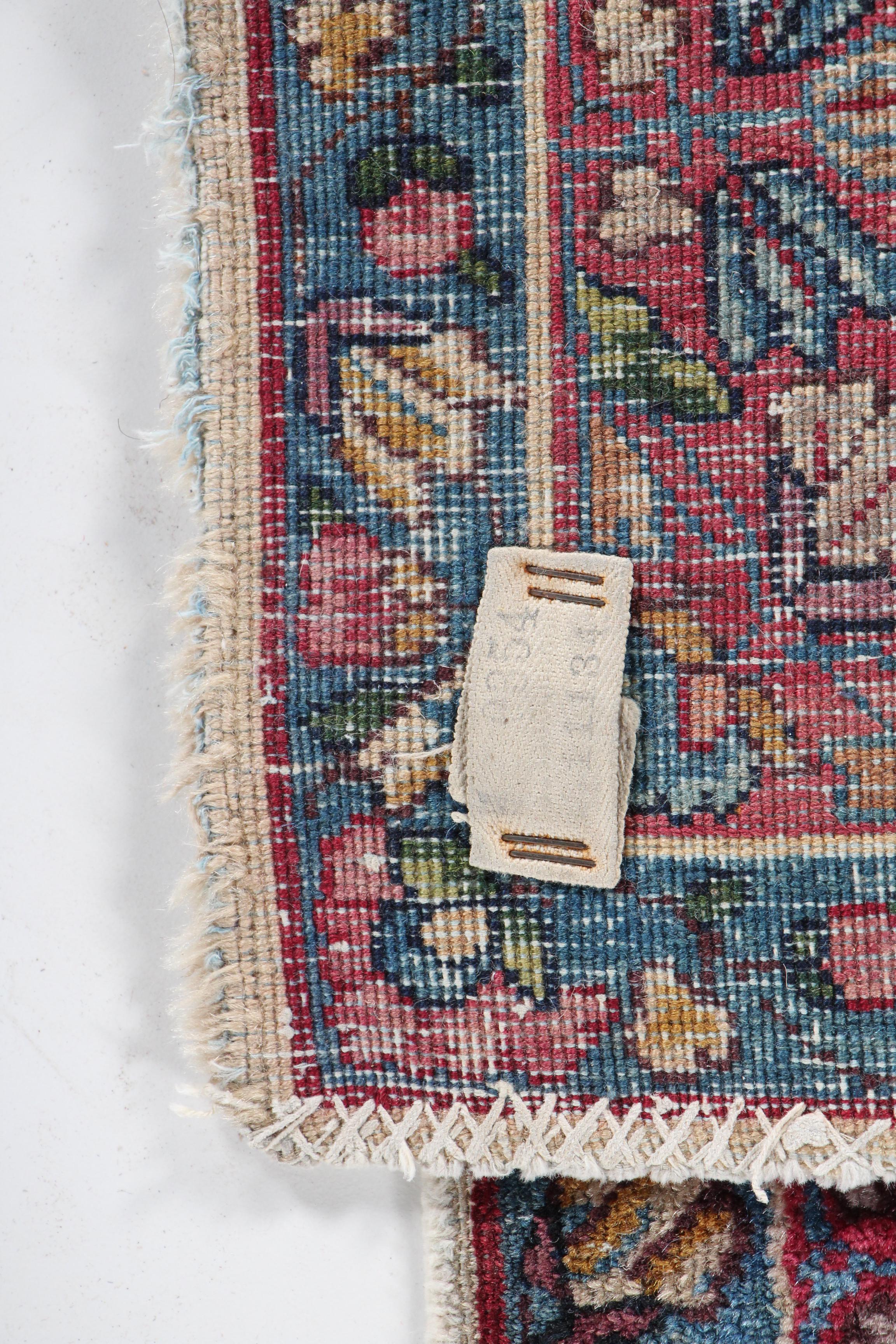 Semi-Antique Hand-Knotted Persian Wool Area Rug