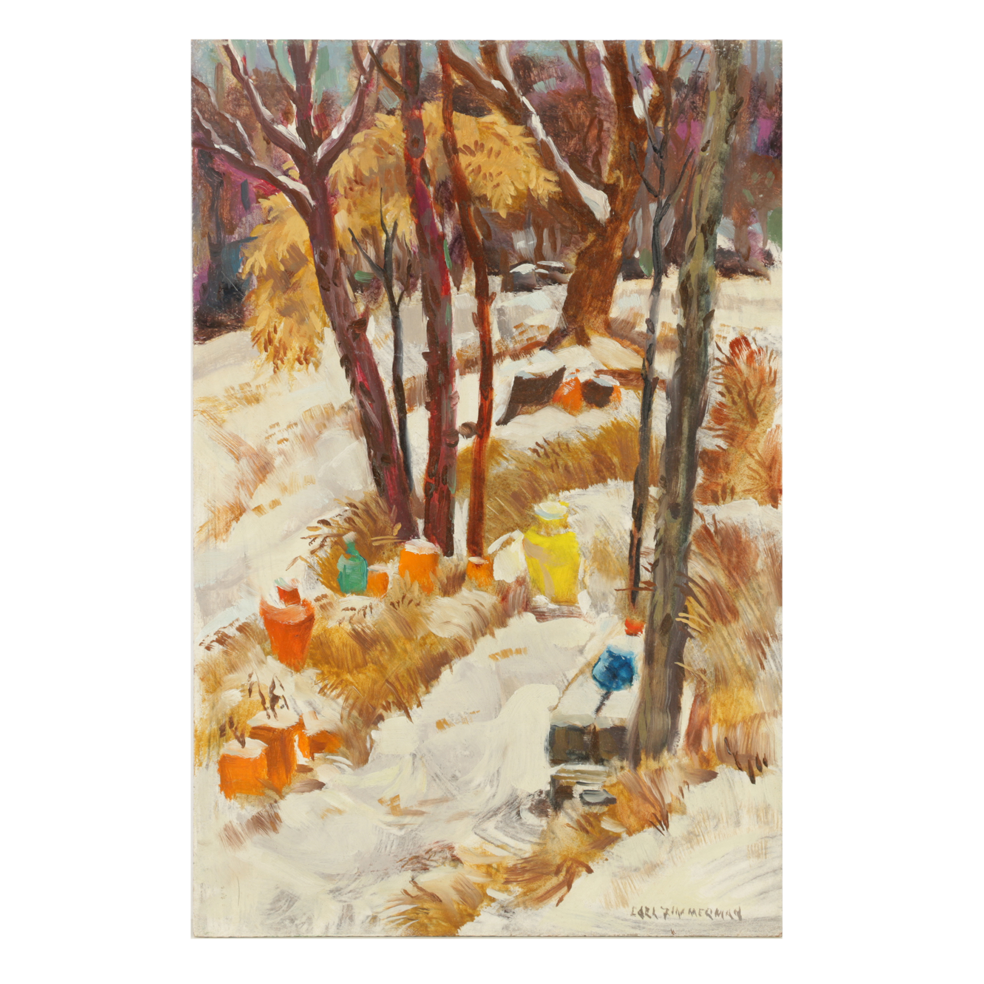 Carl Zimmerman Oil Painting