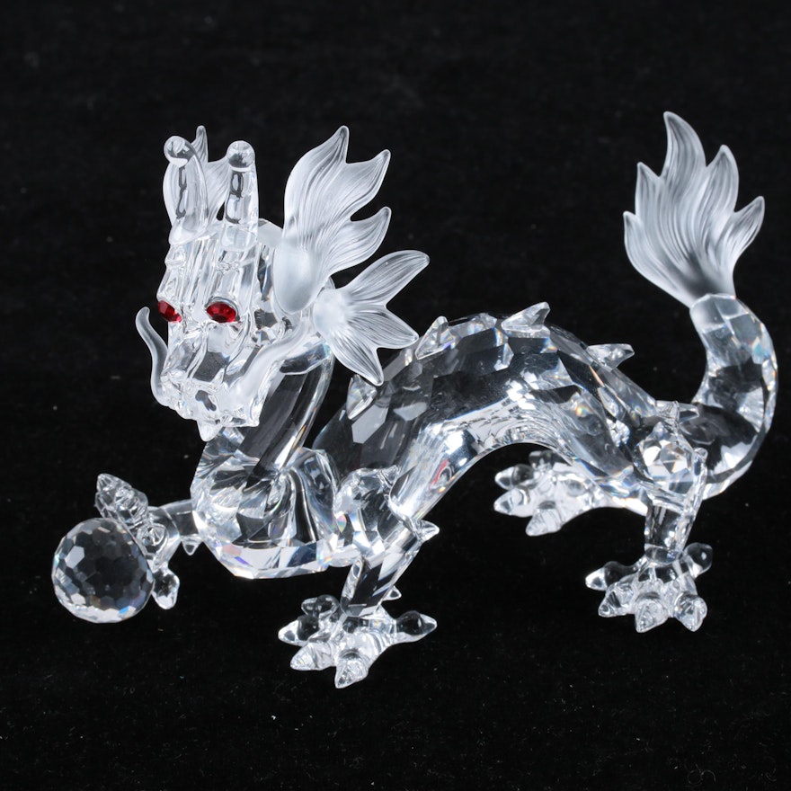 Swarovski Crystal Society Dragon Figurine