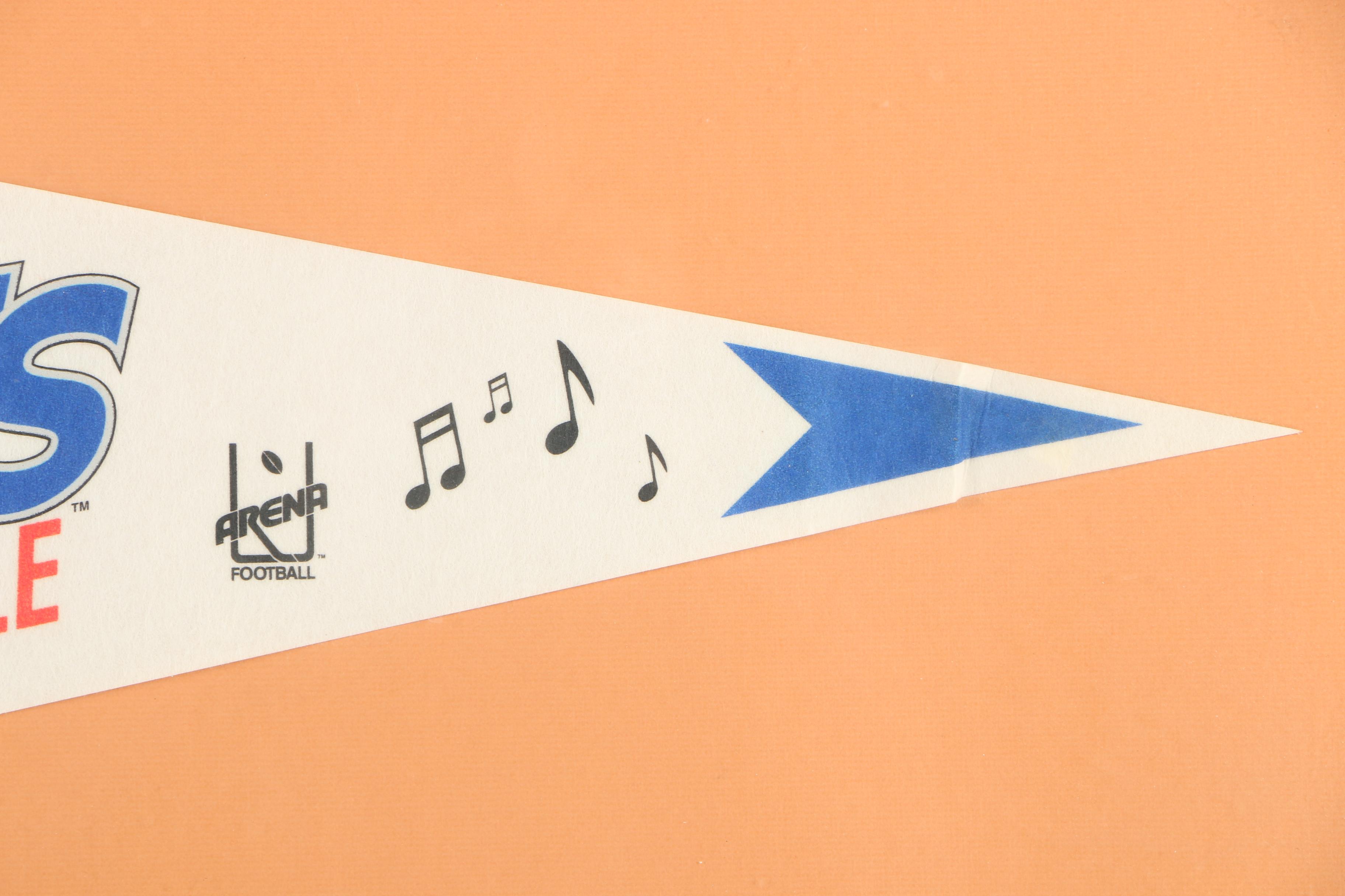 Framed Nashville Kats Pennant