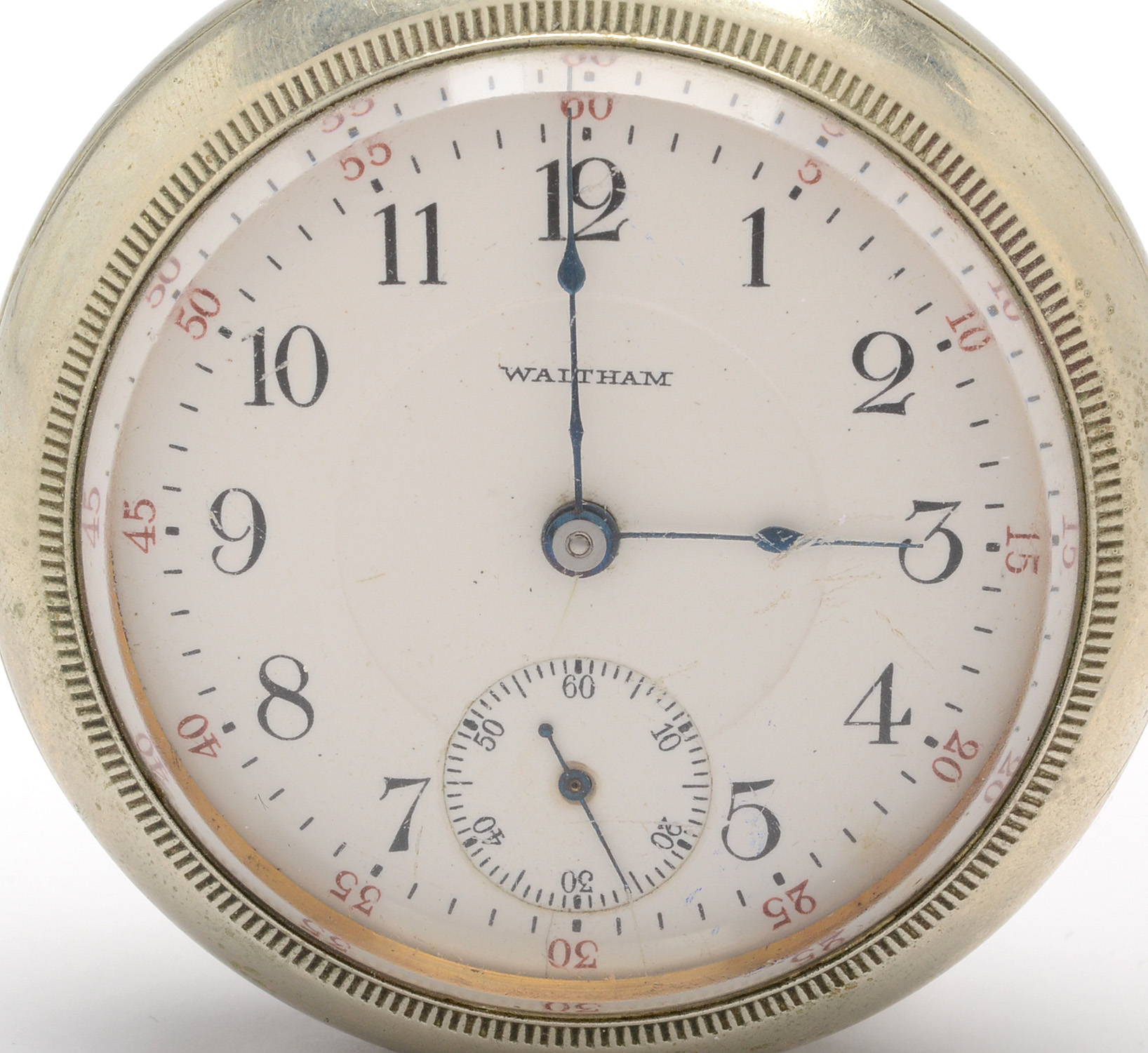 Antique Waltham Open Face Pocket Watch