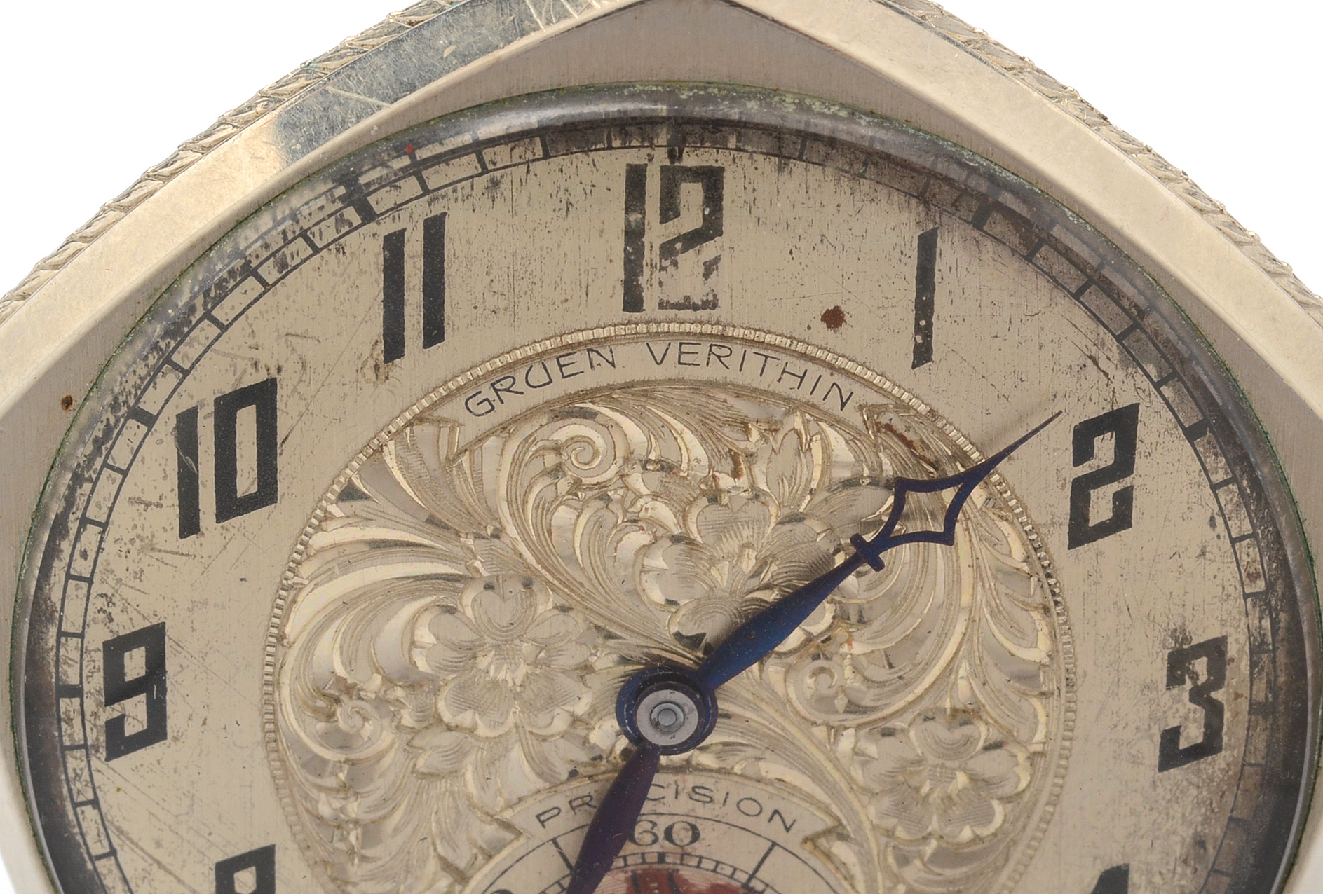 Vintage Gruen Open Face Pocket Watch