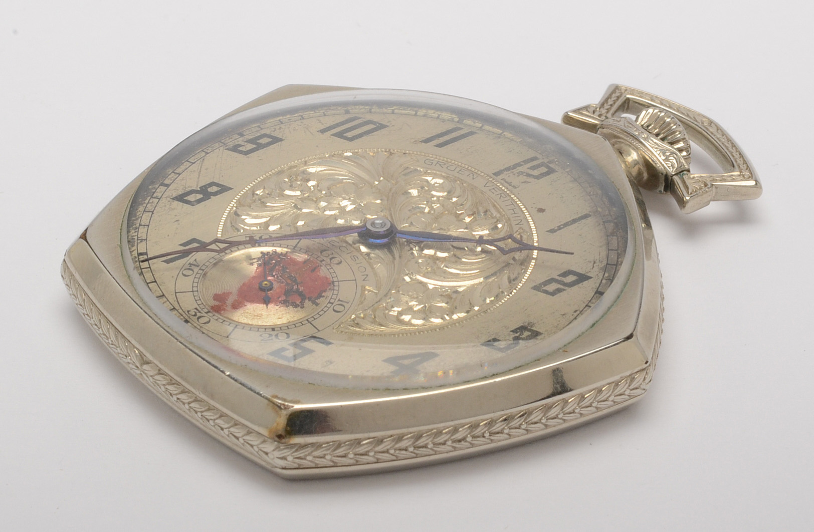 Vintage Gruen Open Face Pocket Watch