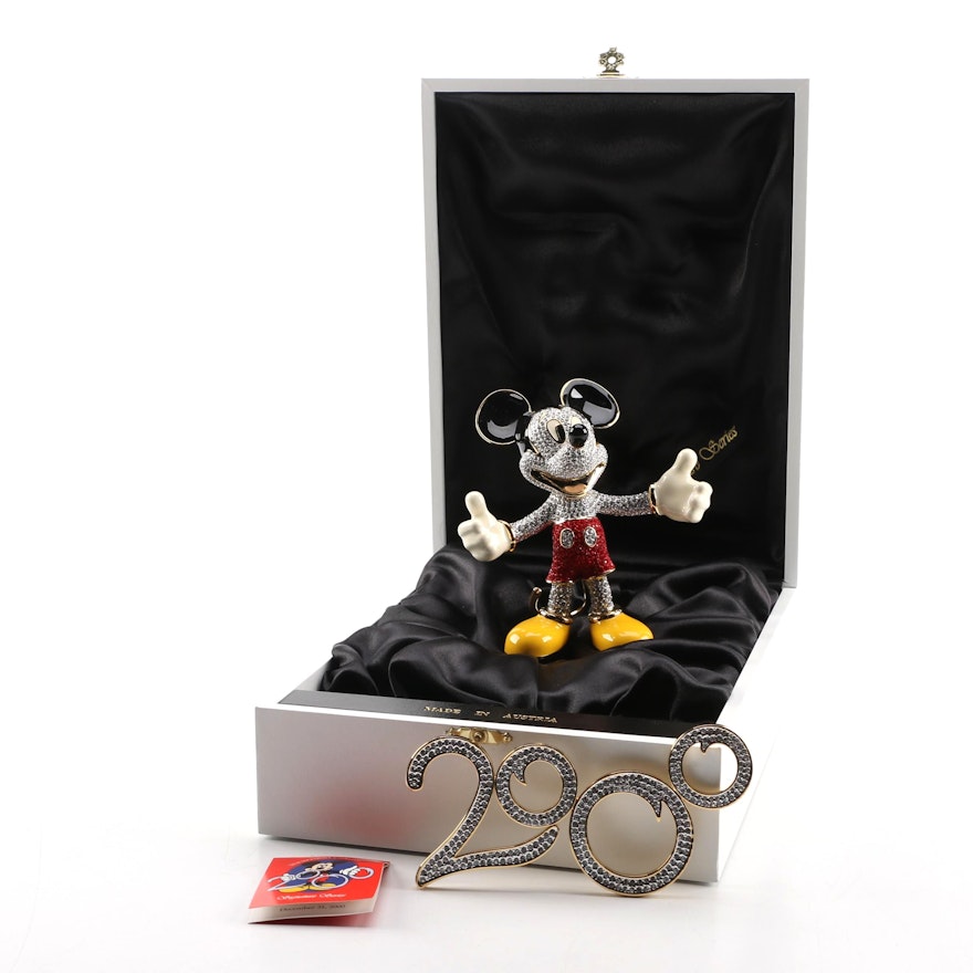 Arribas Disney Signature Series 2000 Jeweled Mickey Figurine