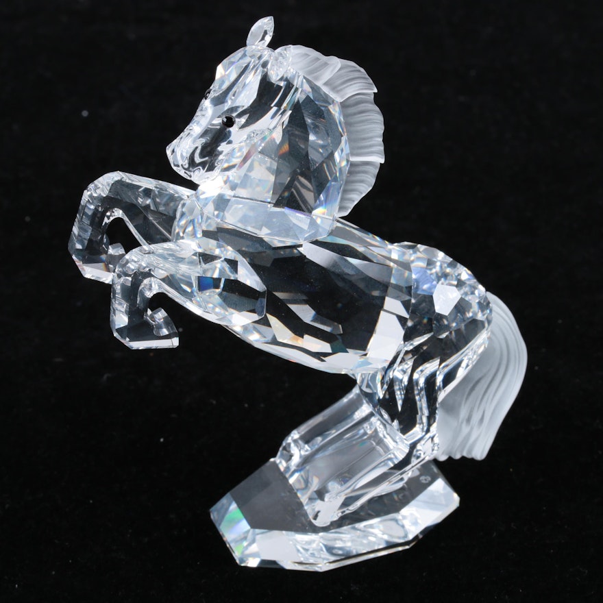 Swarovski Crystal "Rearing Stallion" Figurine