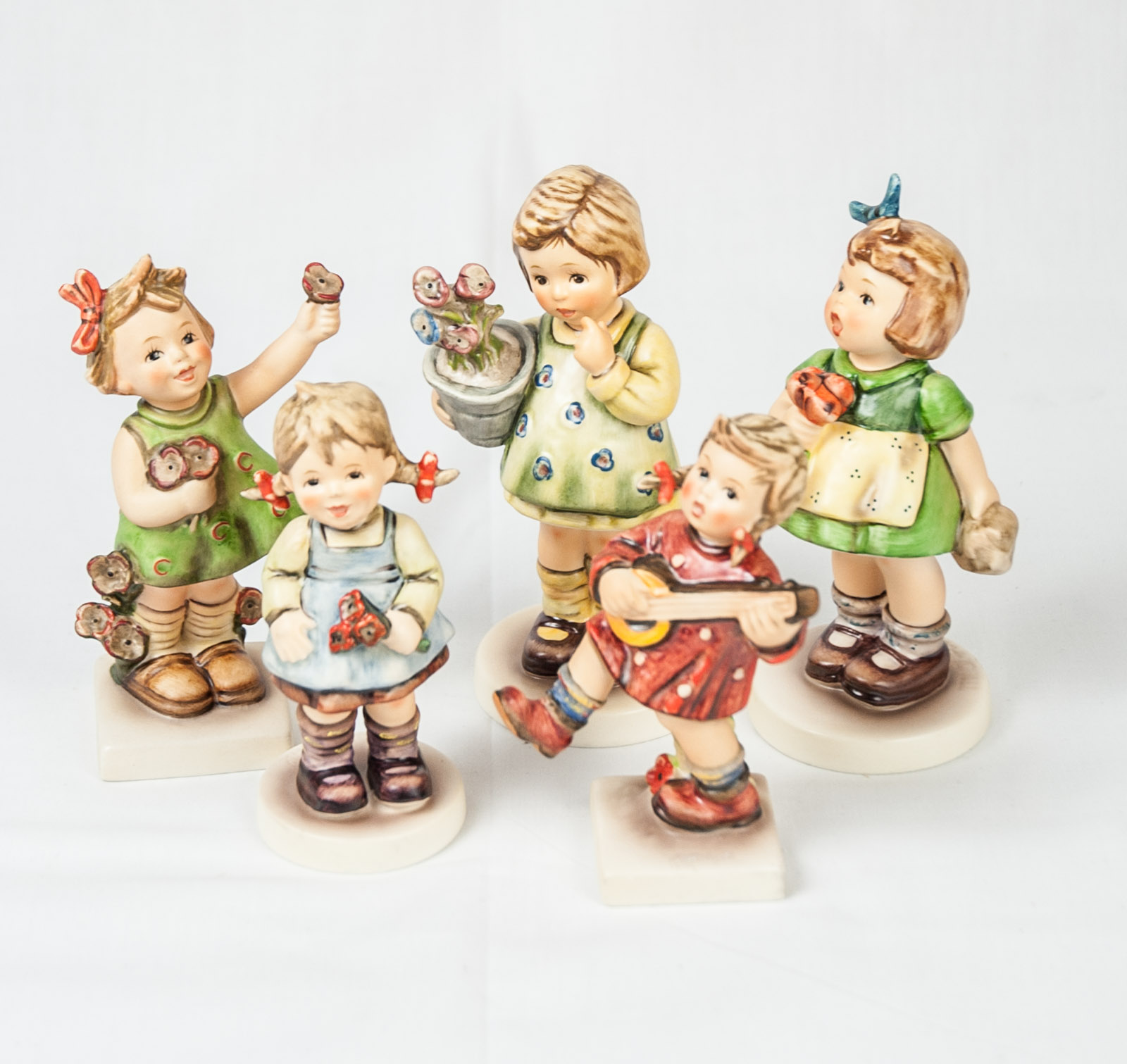 Hummel Figurines Including "My Wish is Small" and "The Surprise"