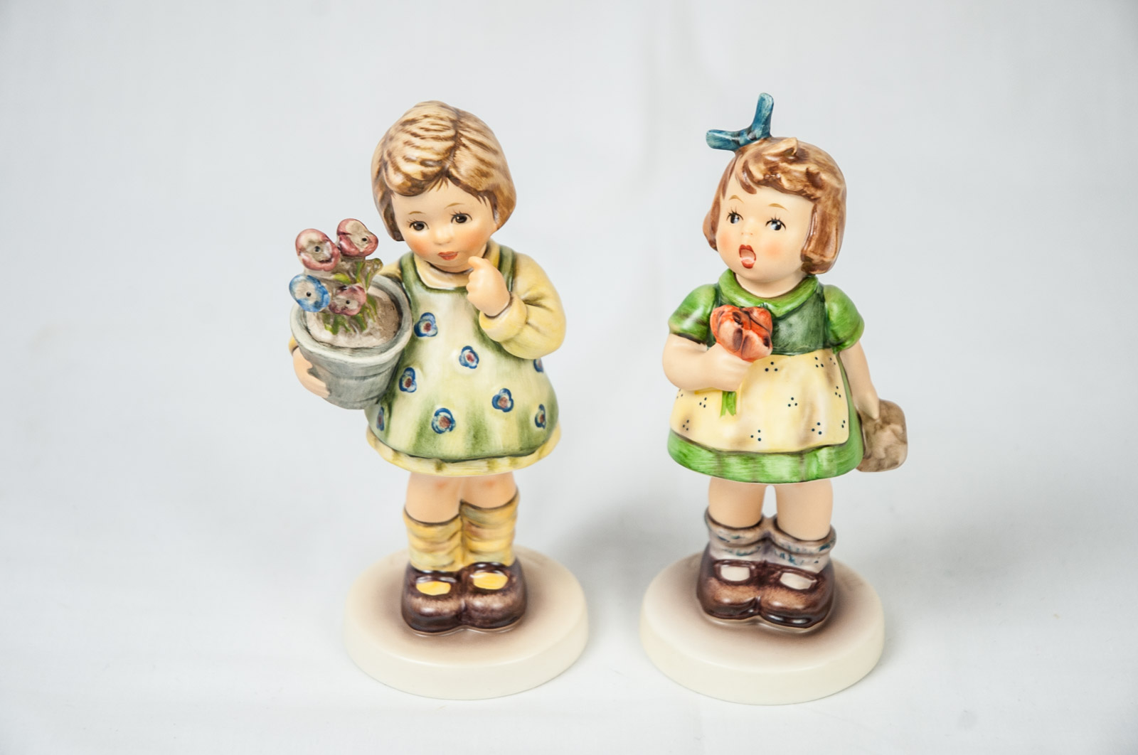 Hummel Figurines Including "My Wish is Small" and "The Surprise"
