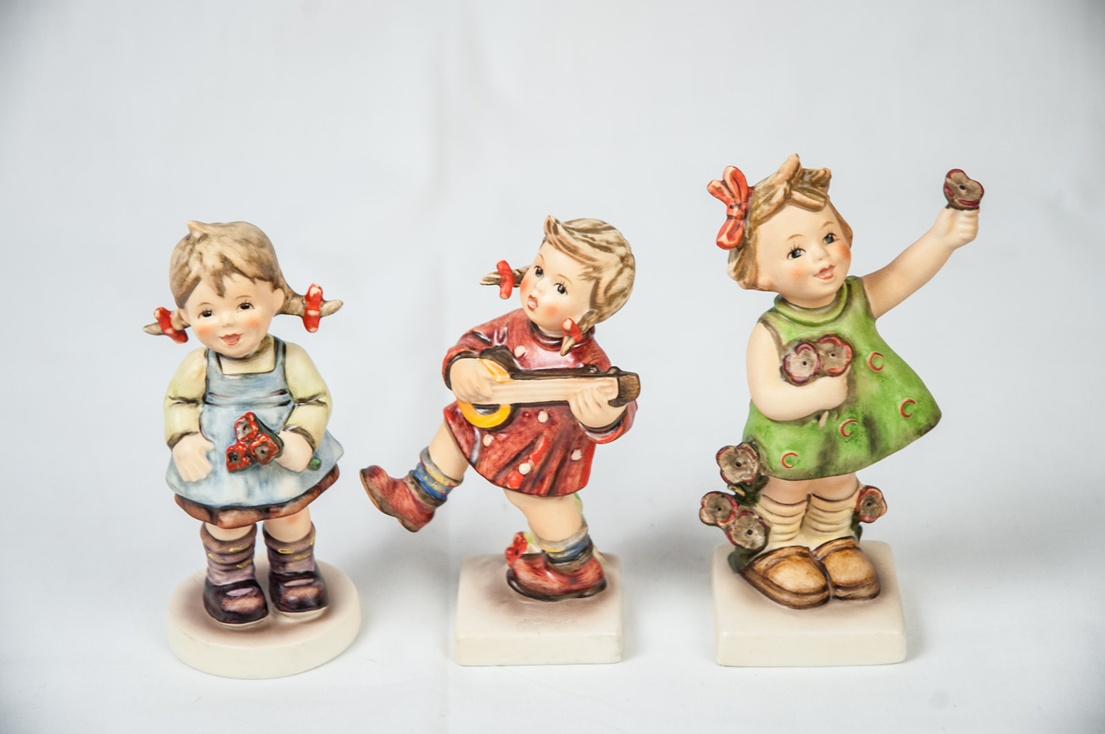 Hummel Figurines Including "My Wish is Small" and "The Surprise"