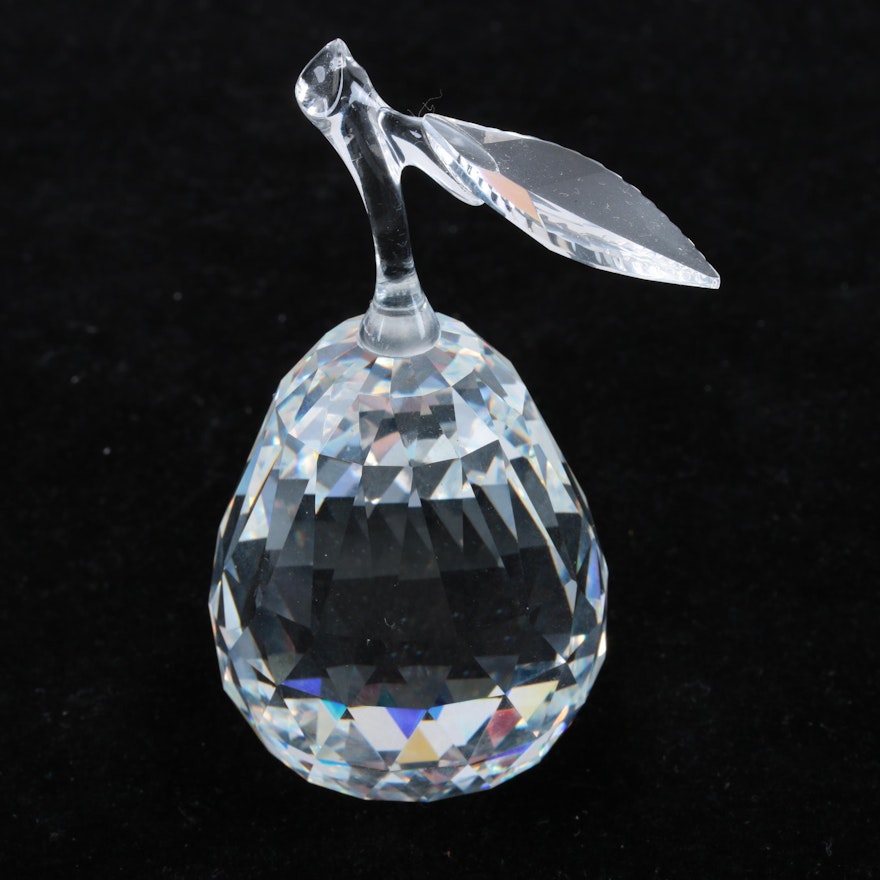 Swarovski Crystal Pear Figurine