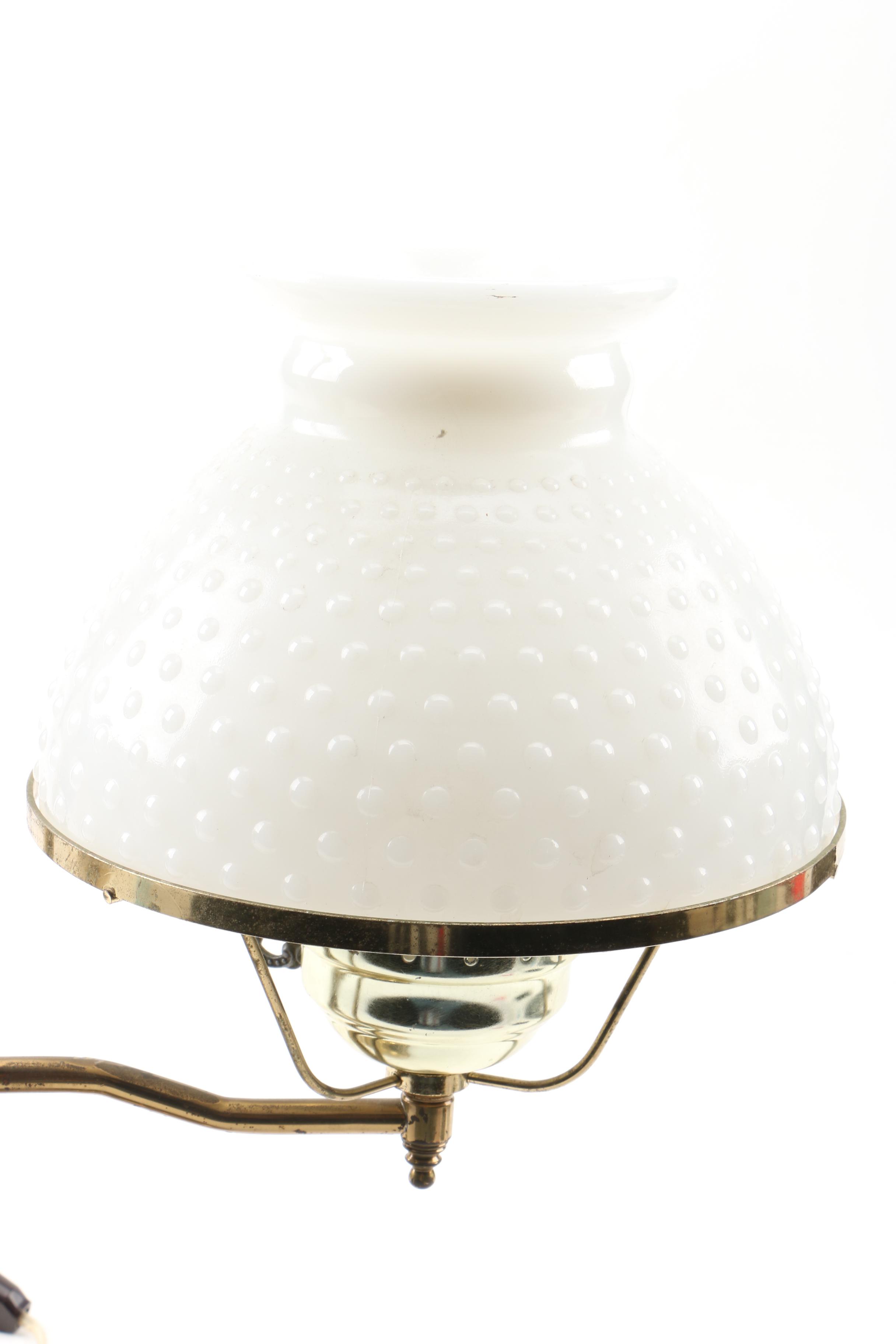 Antique Victorian Student Lamp