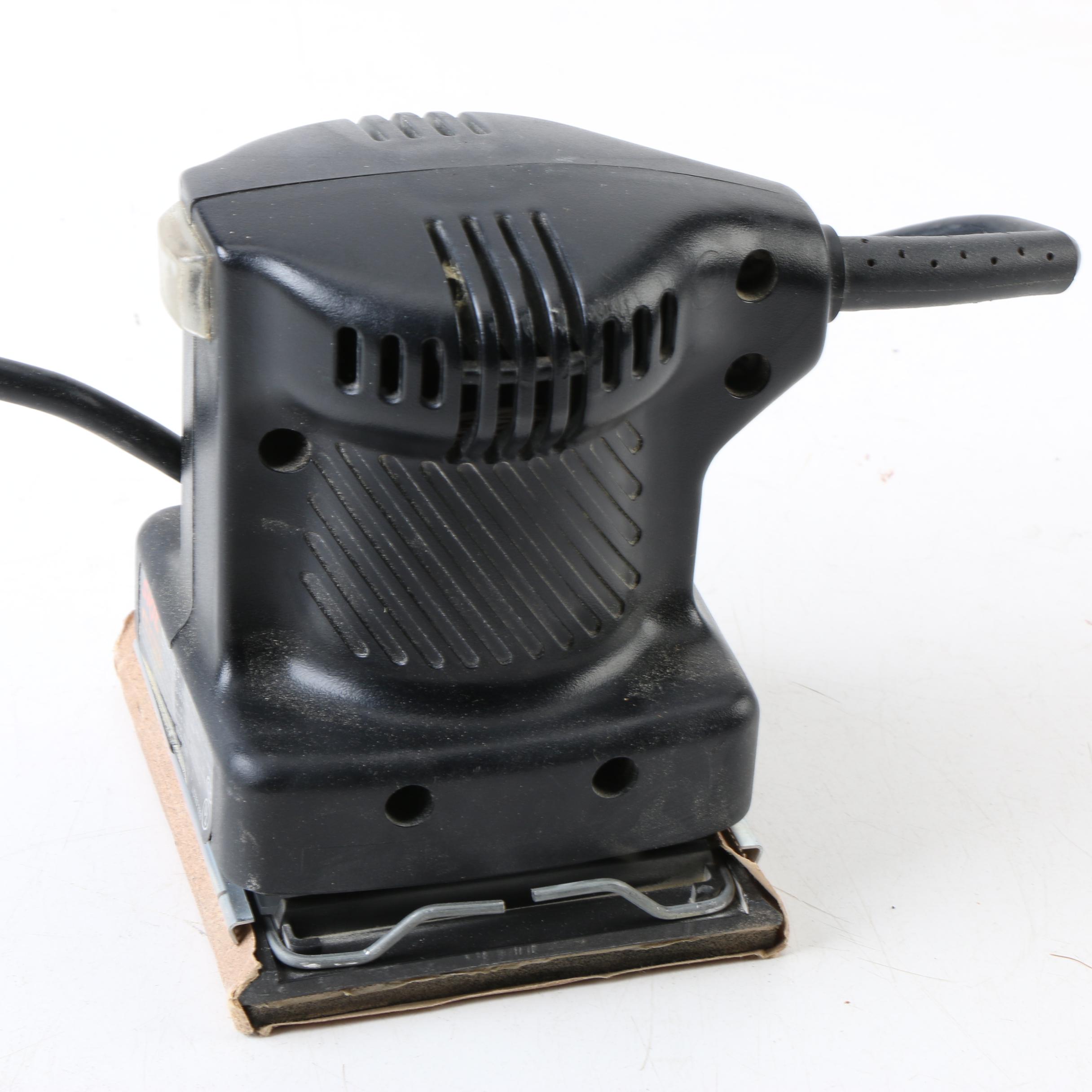 Assortment of Tools Including a Skil Sander and Maglite